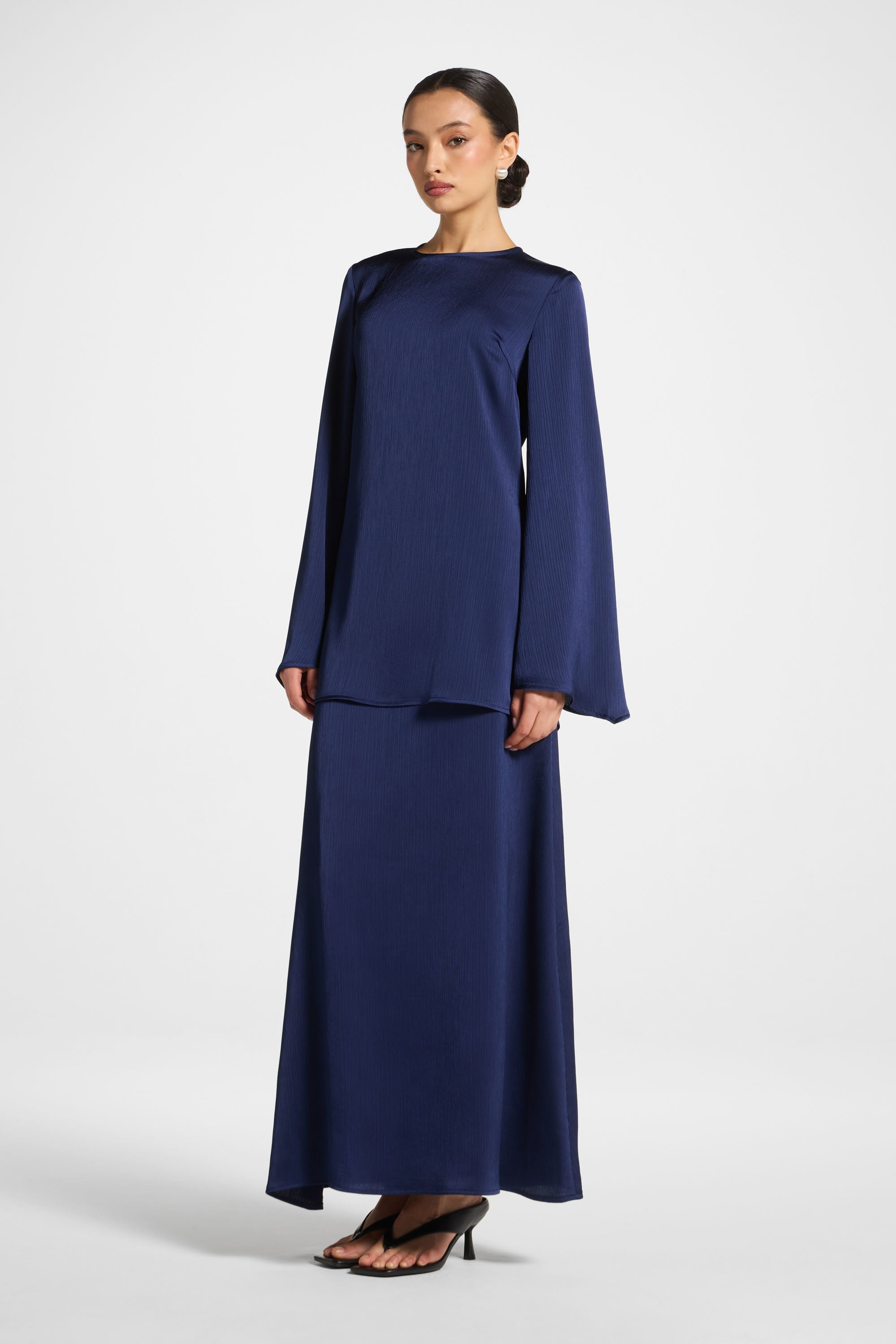 Top & Maxi Skirt Set - Twilight Abayas Veiled 