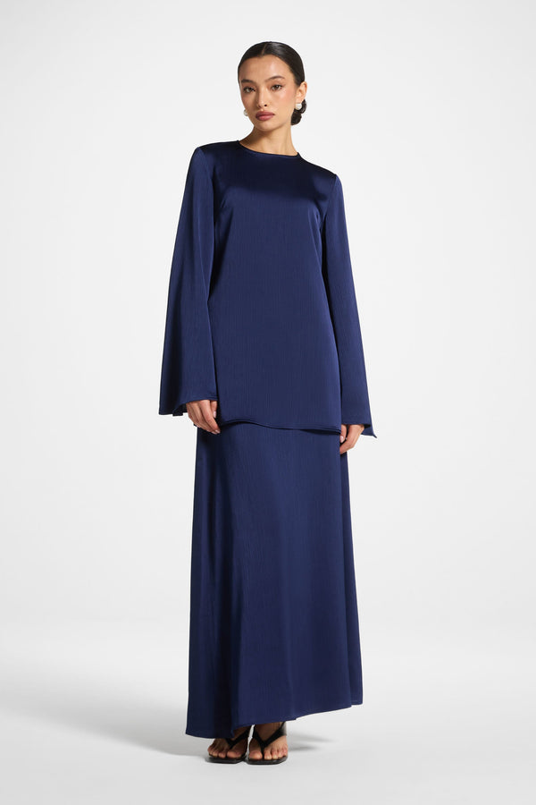 Top & Maxi Skirt Set - Twilight Abayas Veiled 