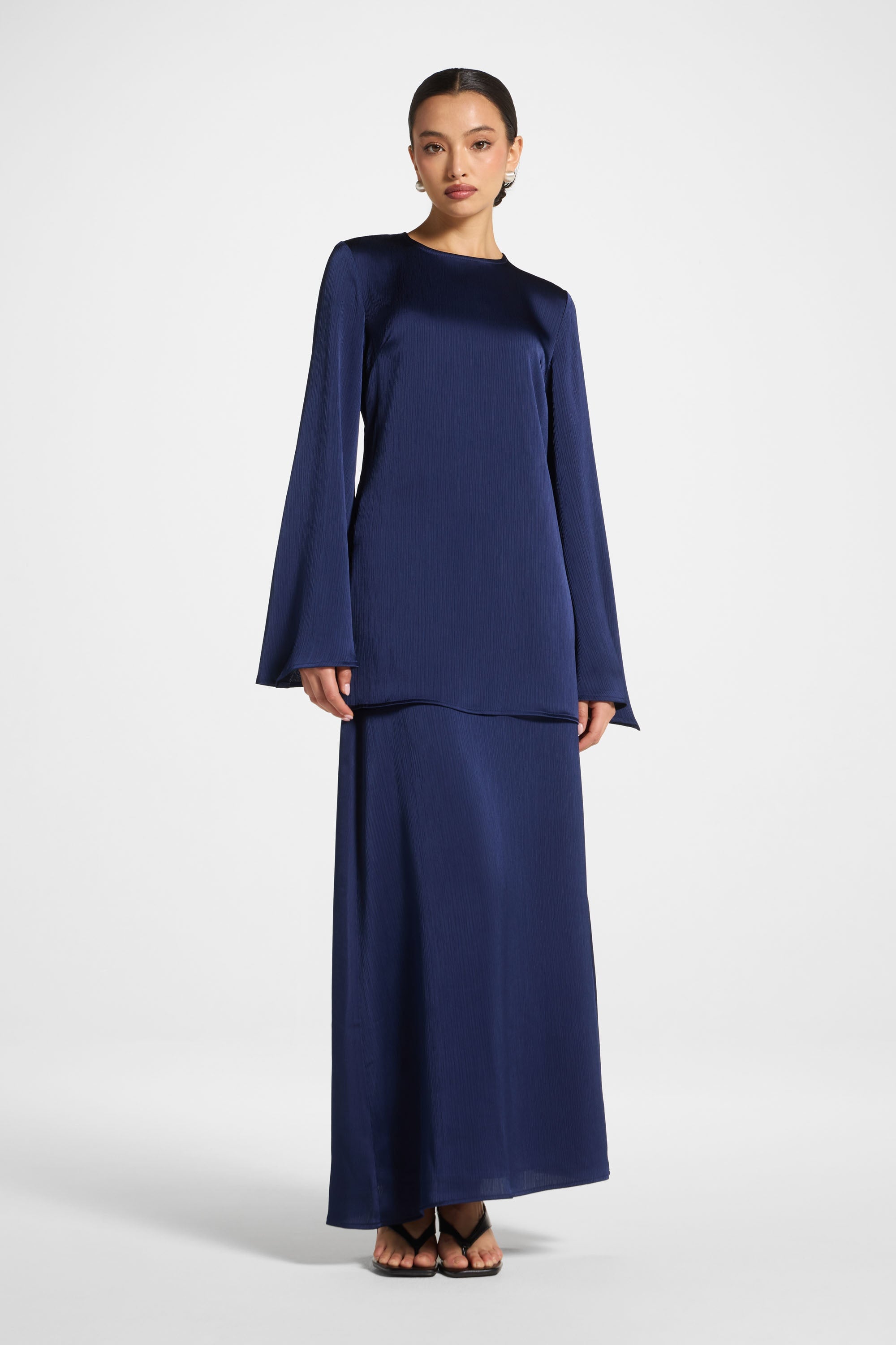 Top & Maxi Skirt Set - Twilight Abayas Veiled 