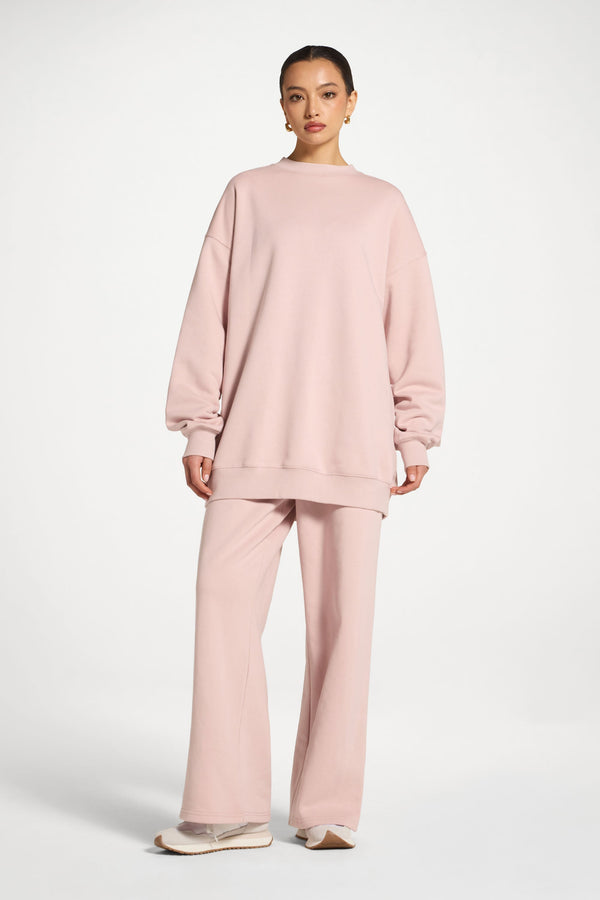 Unisex Crew Neck Sweatshirt - Midnight Mauve Abayas Veiled 