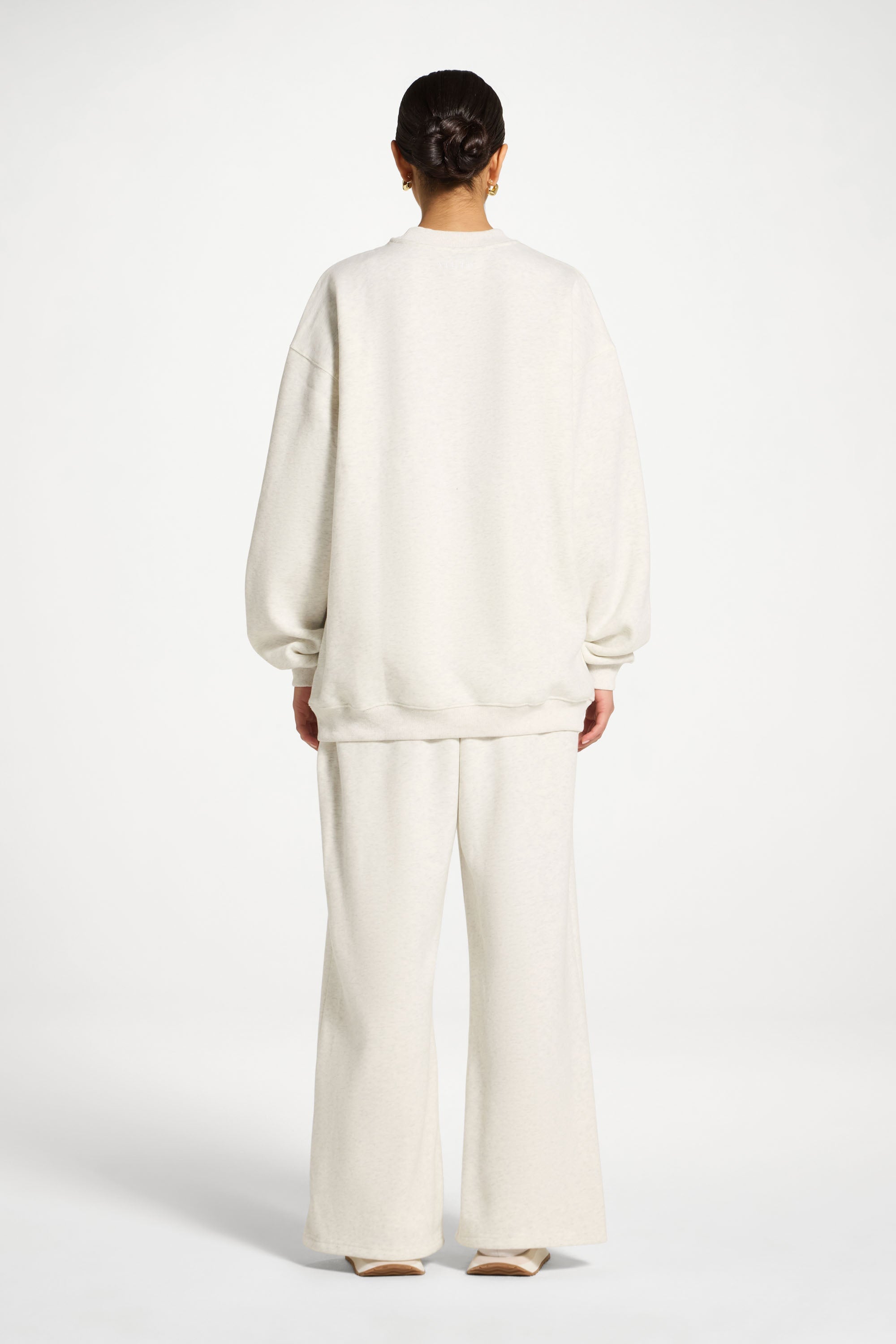 Unisex Mock Neck Sweatshirt - Heather Grey Abayas Veiled 