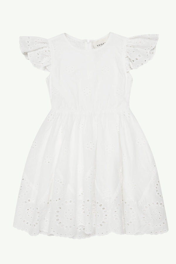 White Eyelet Dress (Girls) Clothing Veiled 