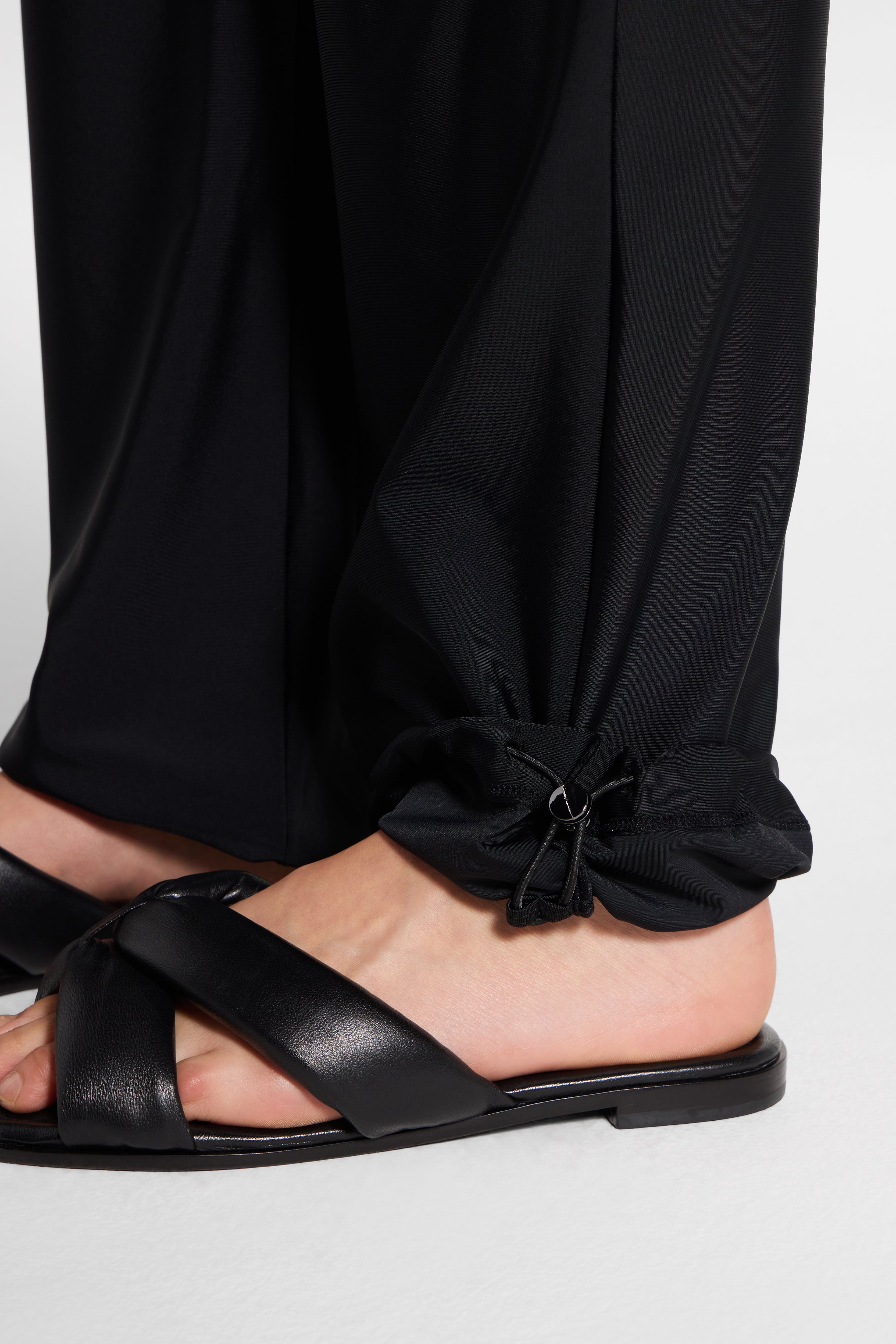 Wide Leg Swim Pants - Black Swim Veiled 