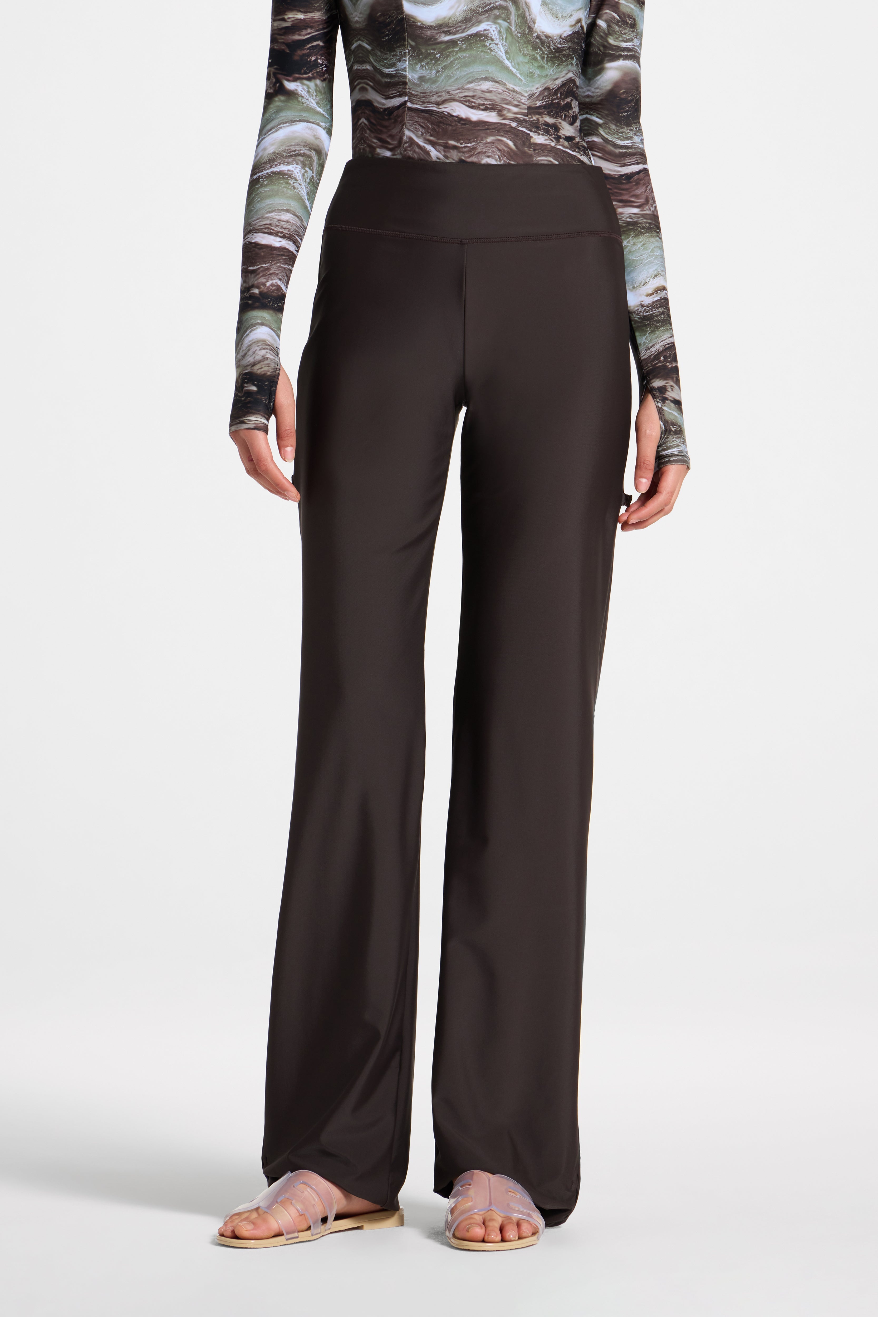 Wide Leg Swim Pants - Cove Swim Veiled 