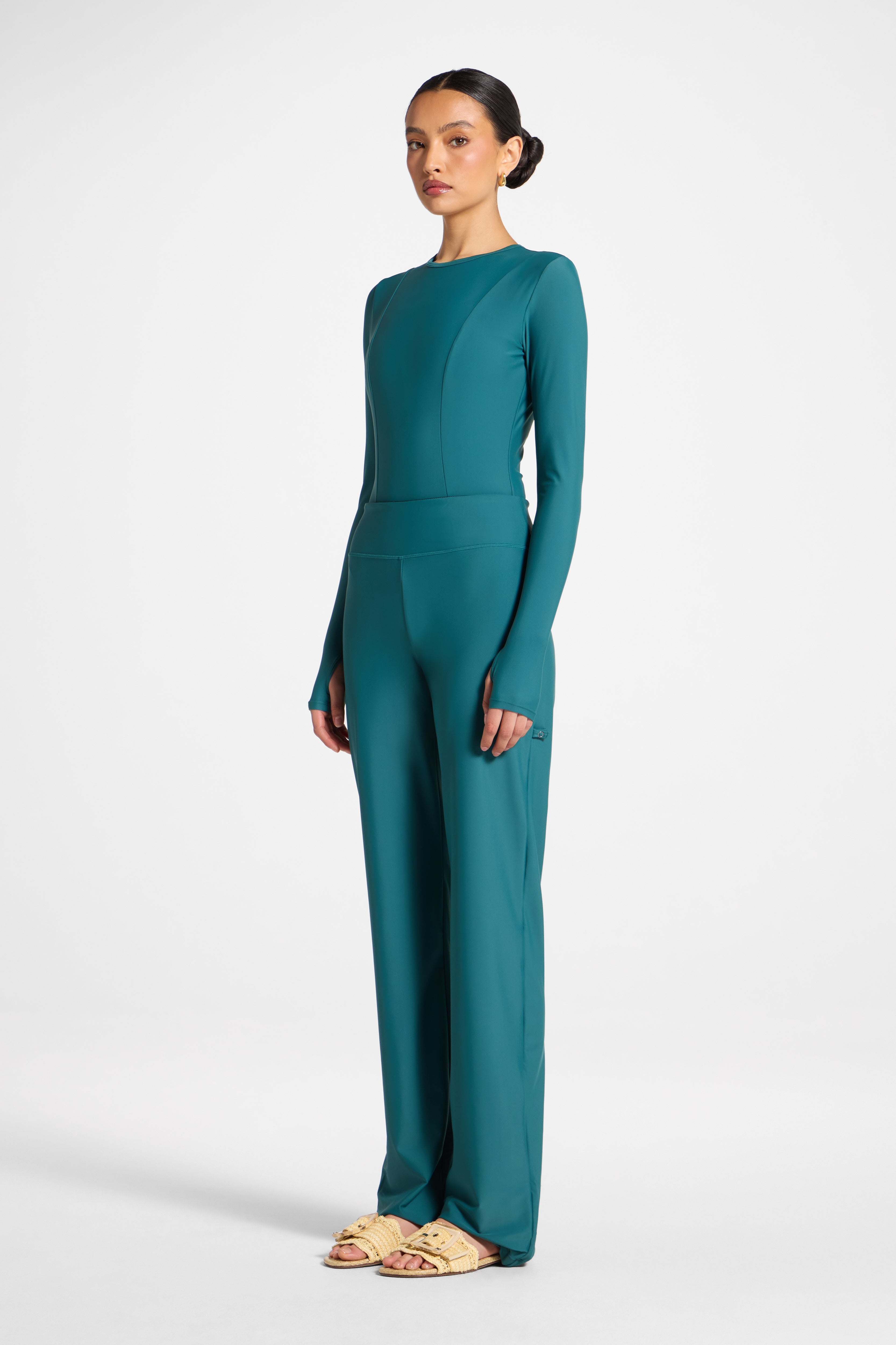 Wide Leg Swim Pants - Mediterranea Swim Veiled 
