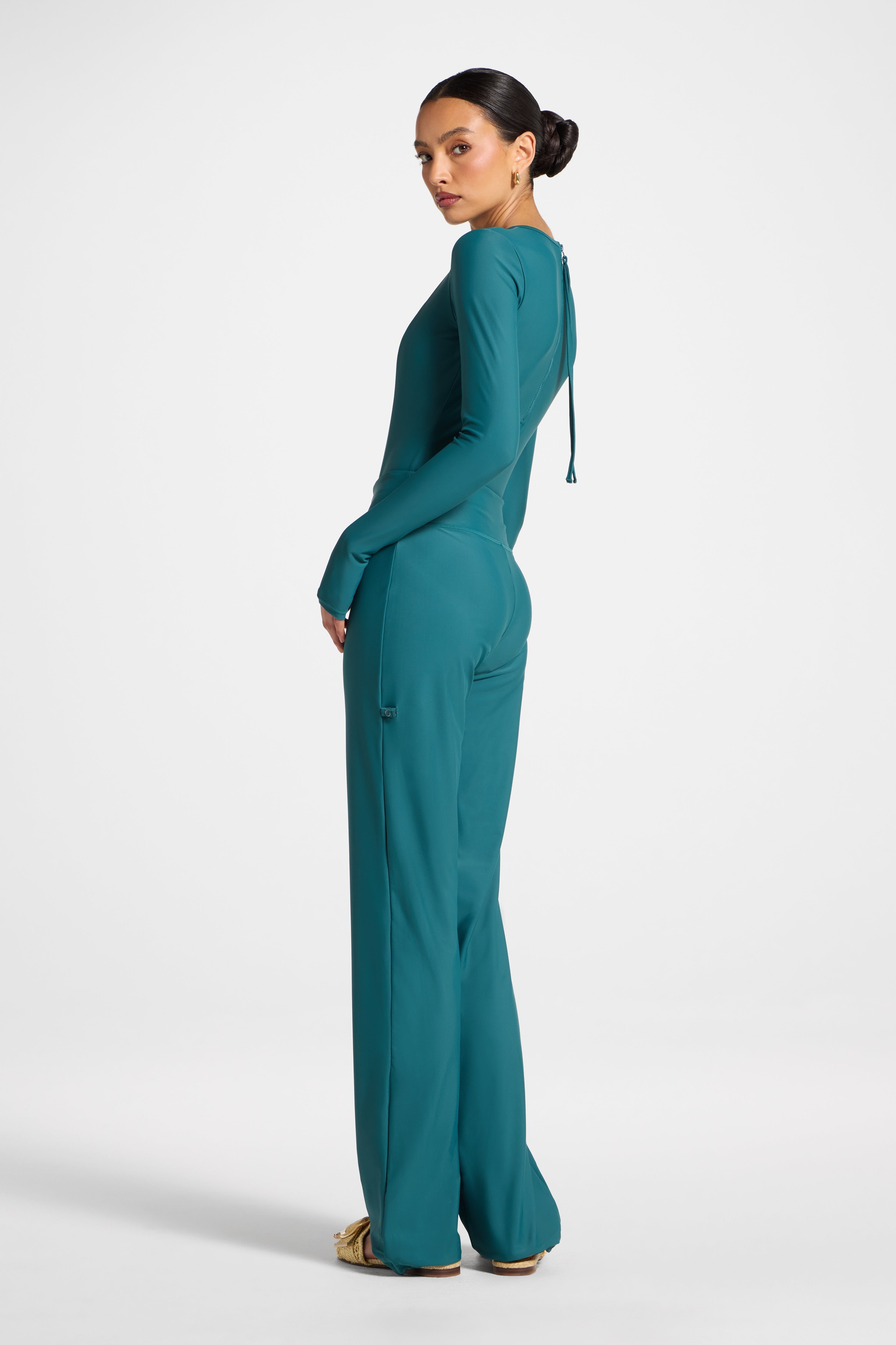 Wide Leg Swim Pants - Mediterranea Swim Veiled 