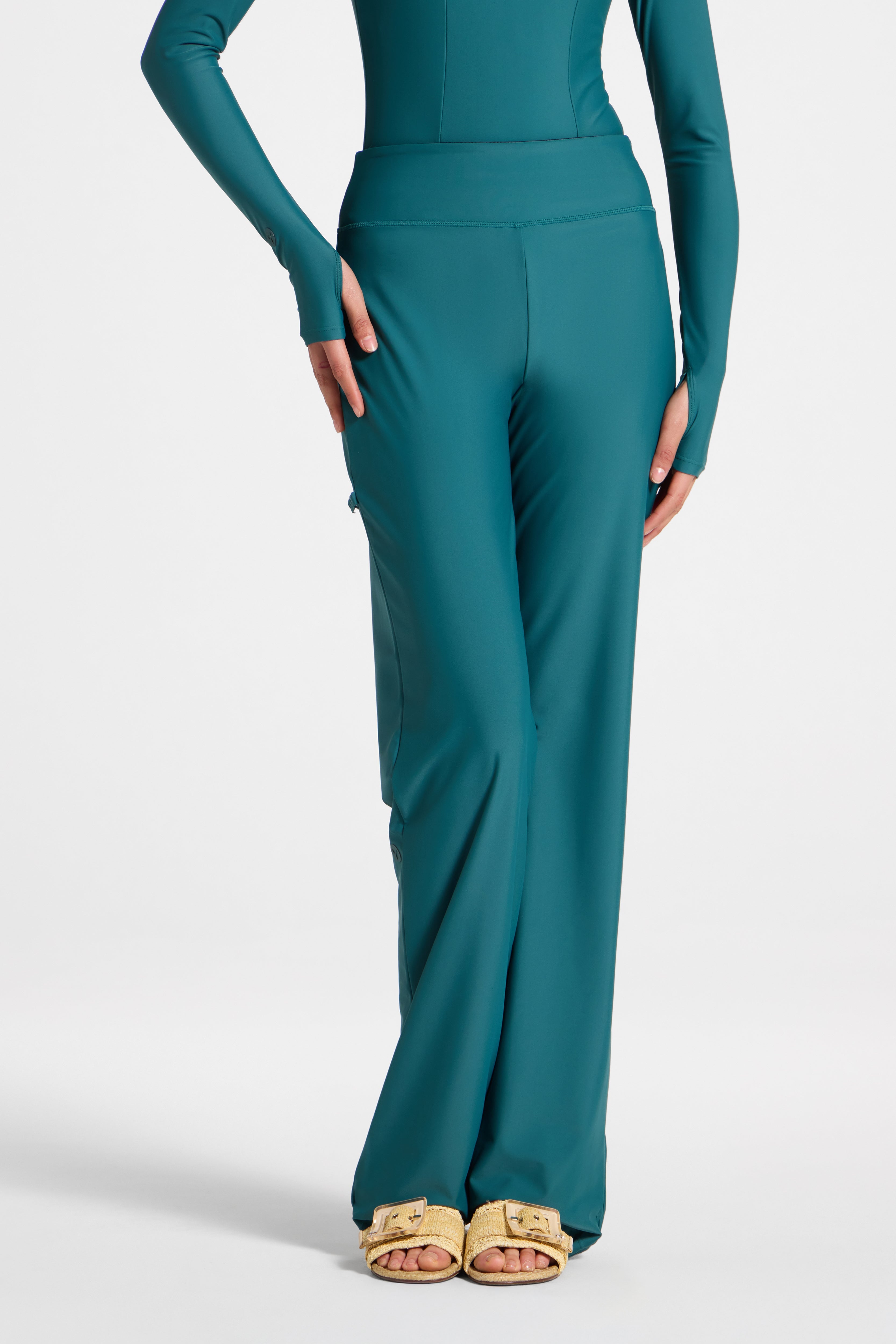 Wide Leg Swim Pants - Mediterranea Swim Veiled 