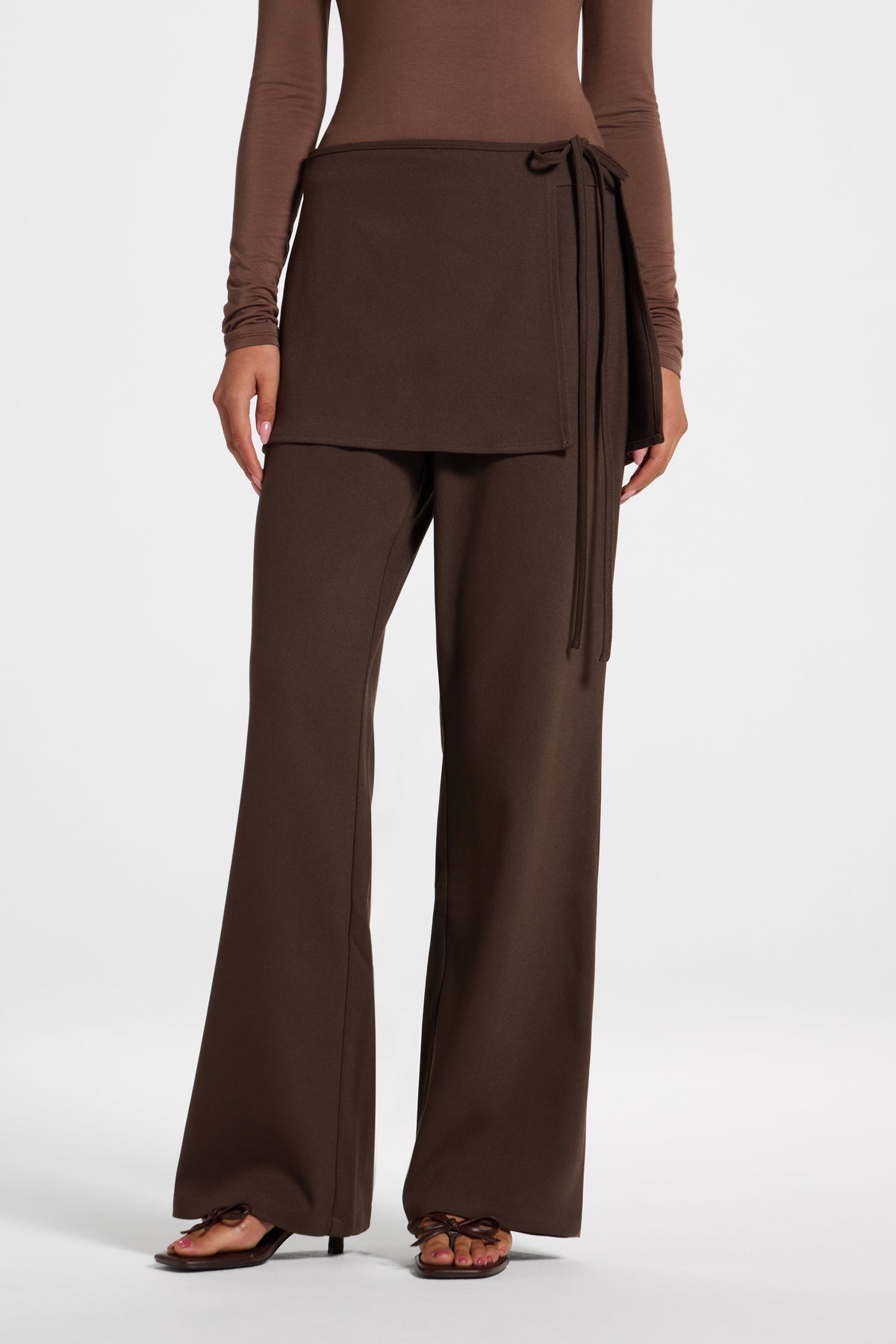Wrap Pant - Chocolate Bottoms Veiled 