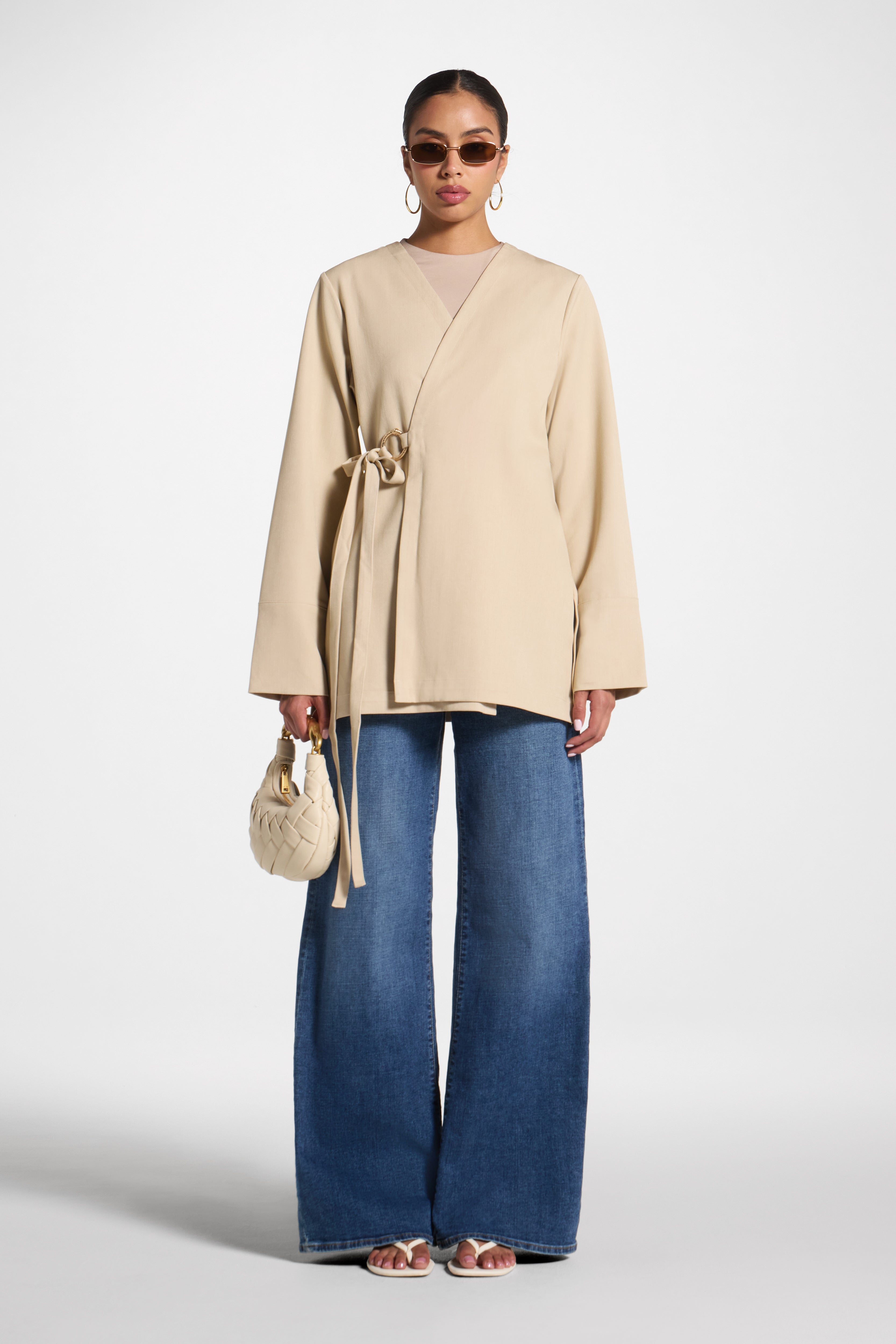 Wrap Top - Sand