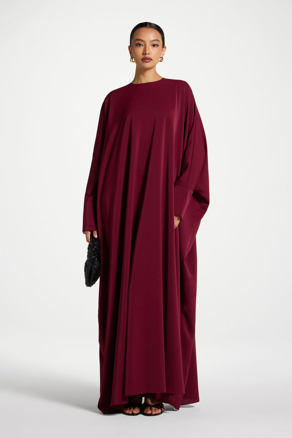 Yasmeen Abaya - Pomegranate Abayas Veiled 