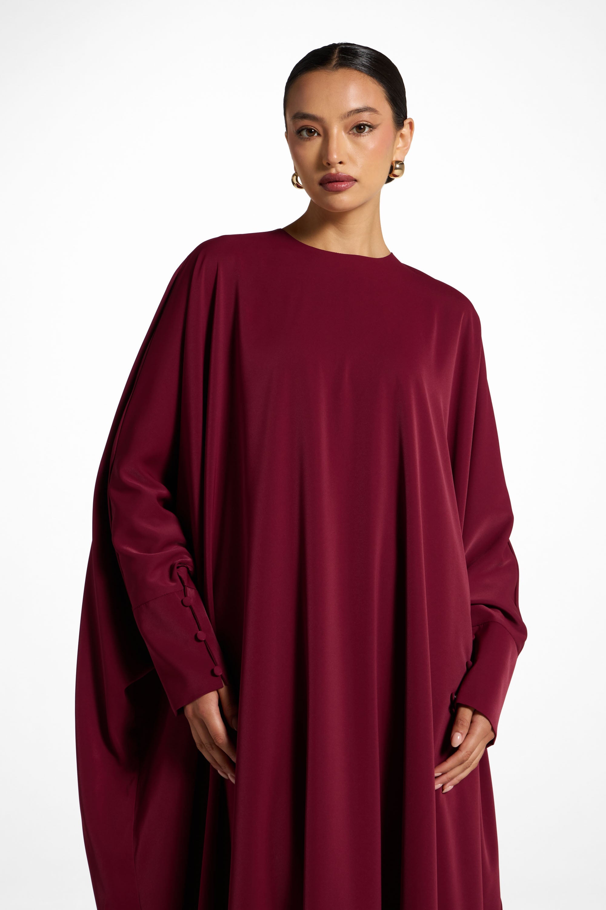 Yasmeen Abaya - Pomegranate Abayas Veiled 