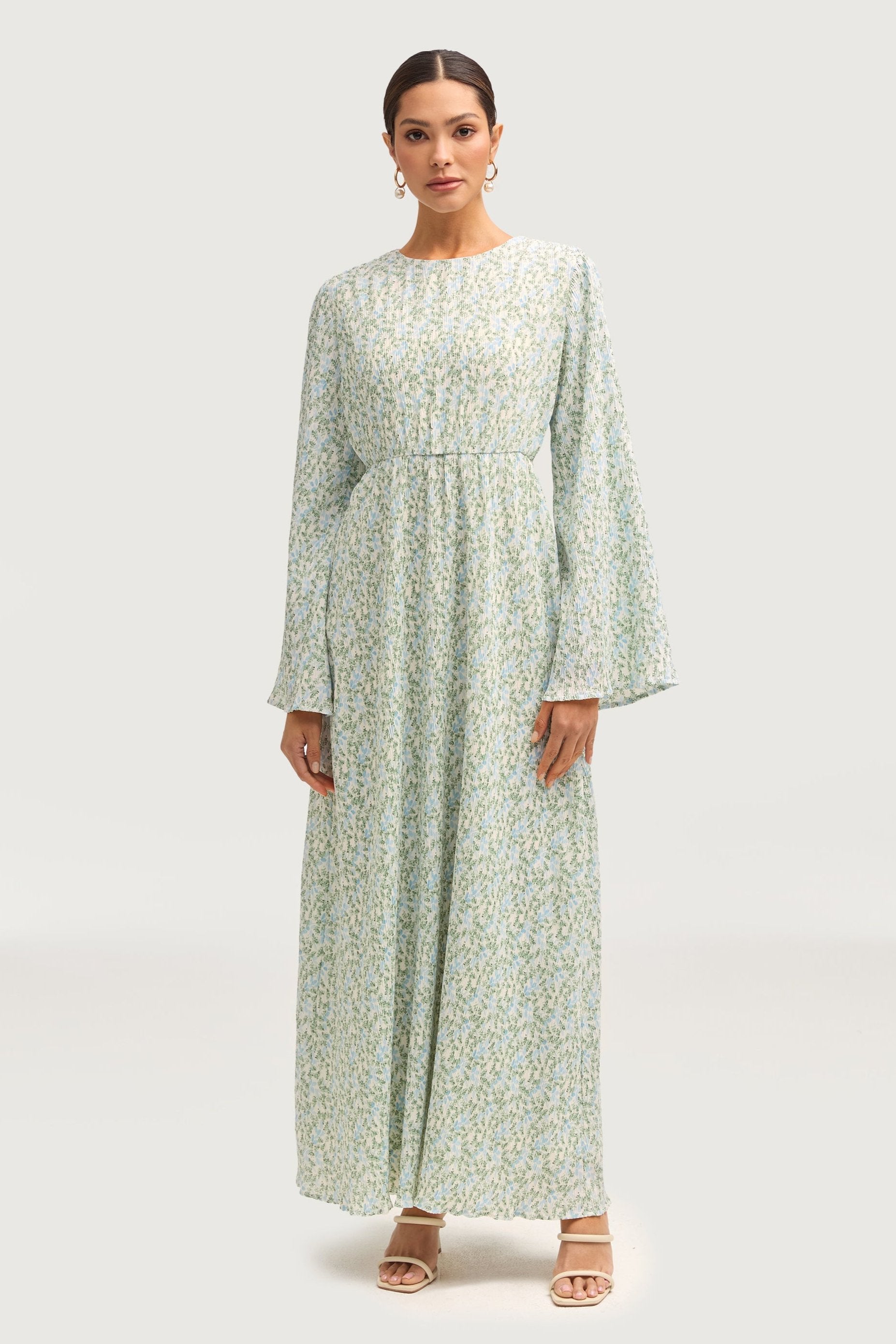 Yasmeen Floral Printed Maxi Dress Dresses Veiled 