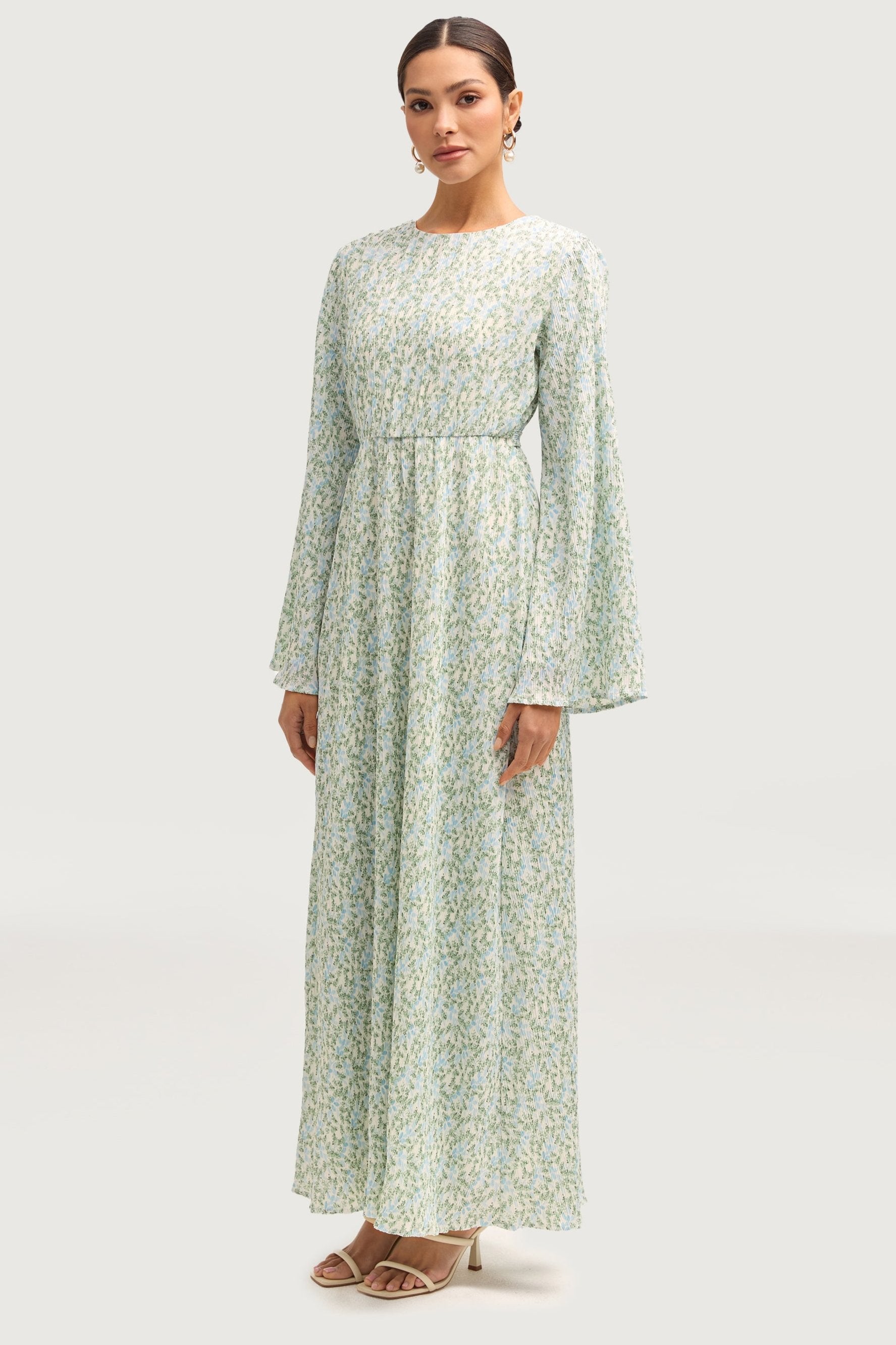 Yasmeen Floral Printed Maxi Dress Dresses Veiled 