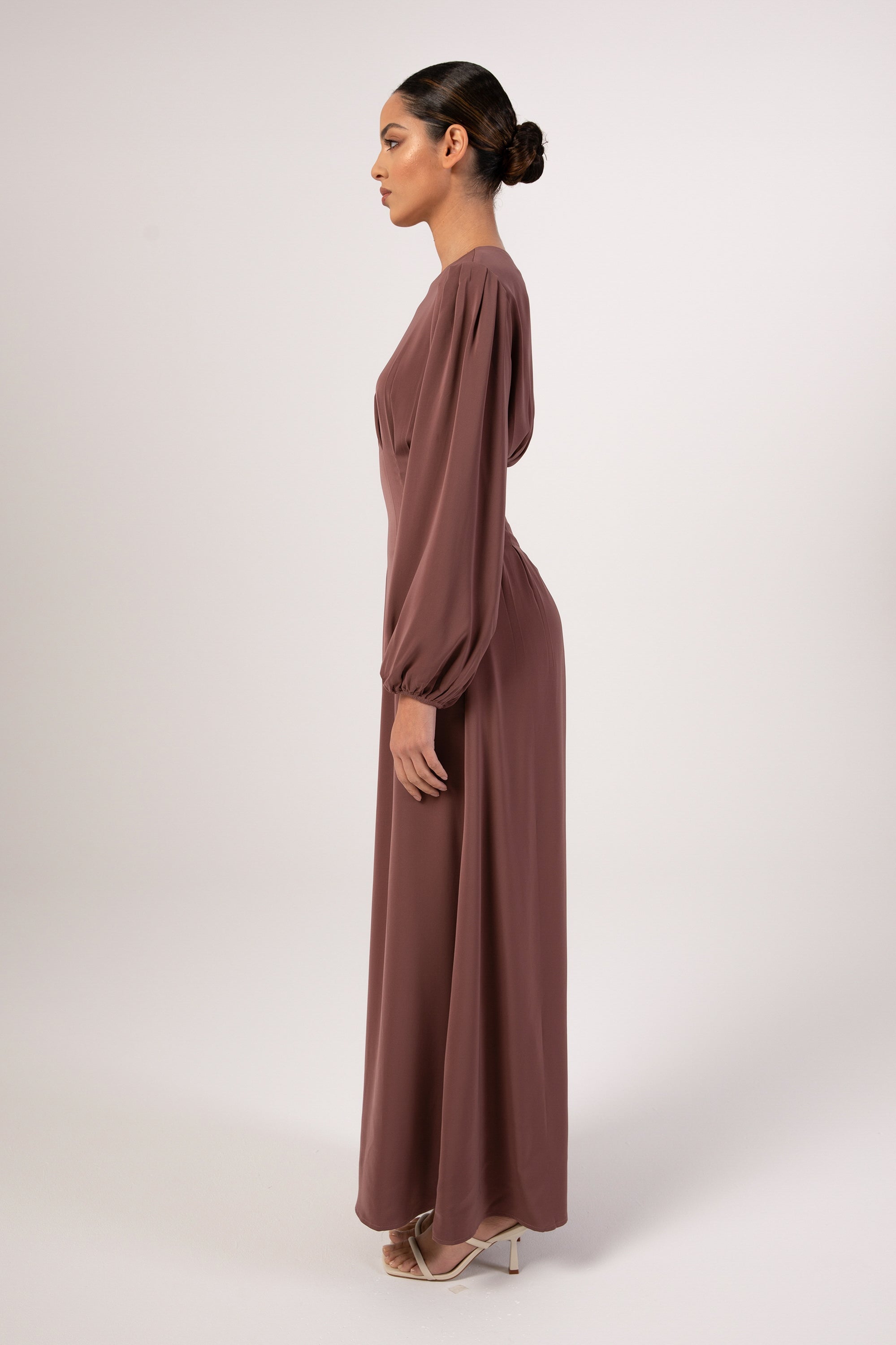 Dark mauve outlet maxi dress