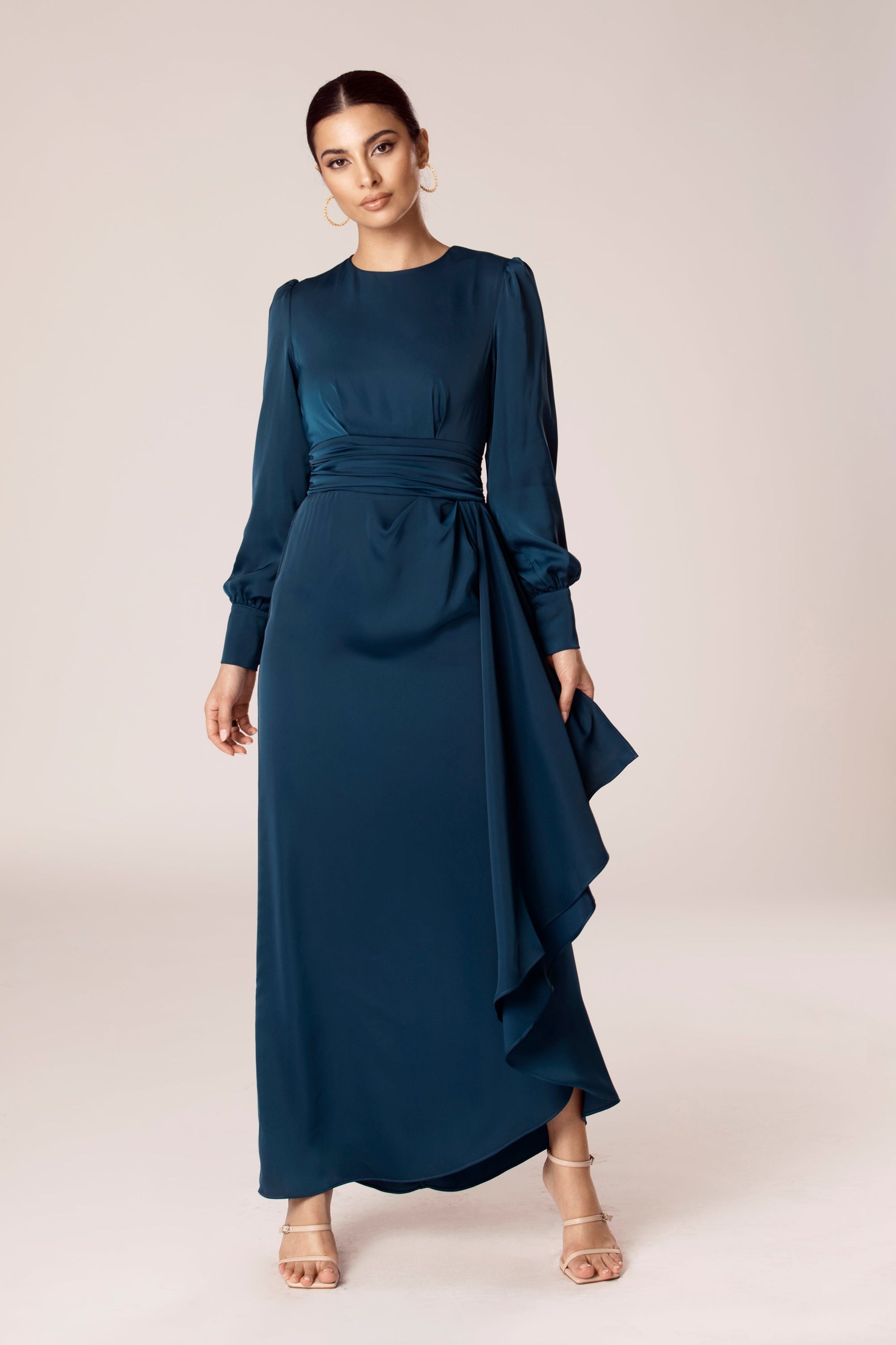 Pleated Jersey Long Dress - Women - Ready-to-Wear