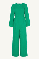 Aurora Tweed Long Sleeve Jumpsuit - Jade Clothing Veiled 