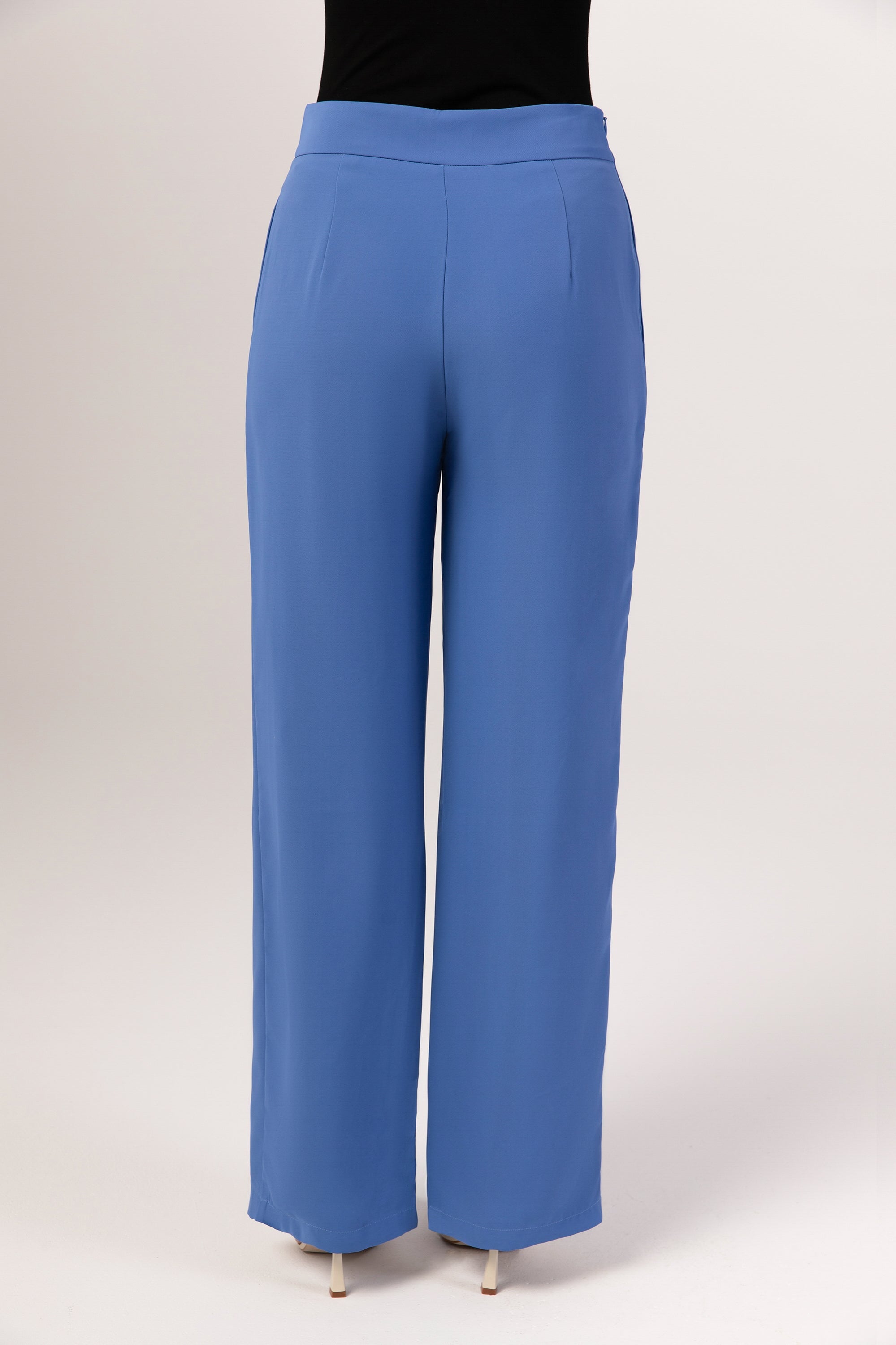 Emanuel Ungaro Silk Cobalt Trousers 32