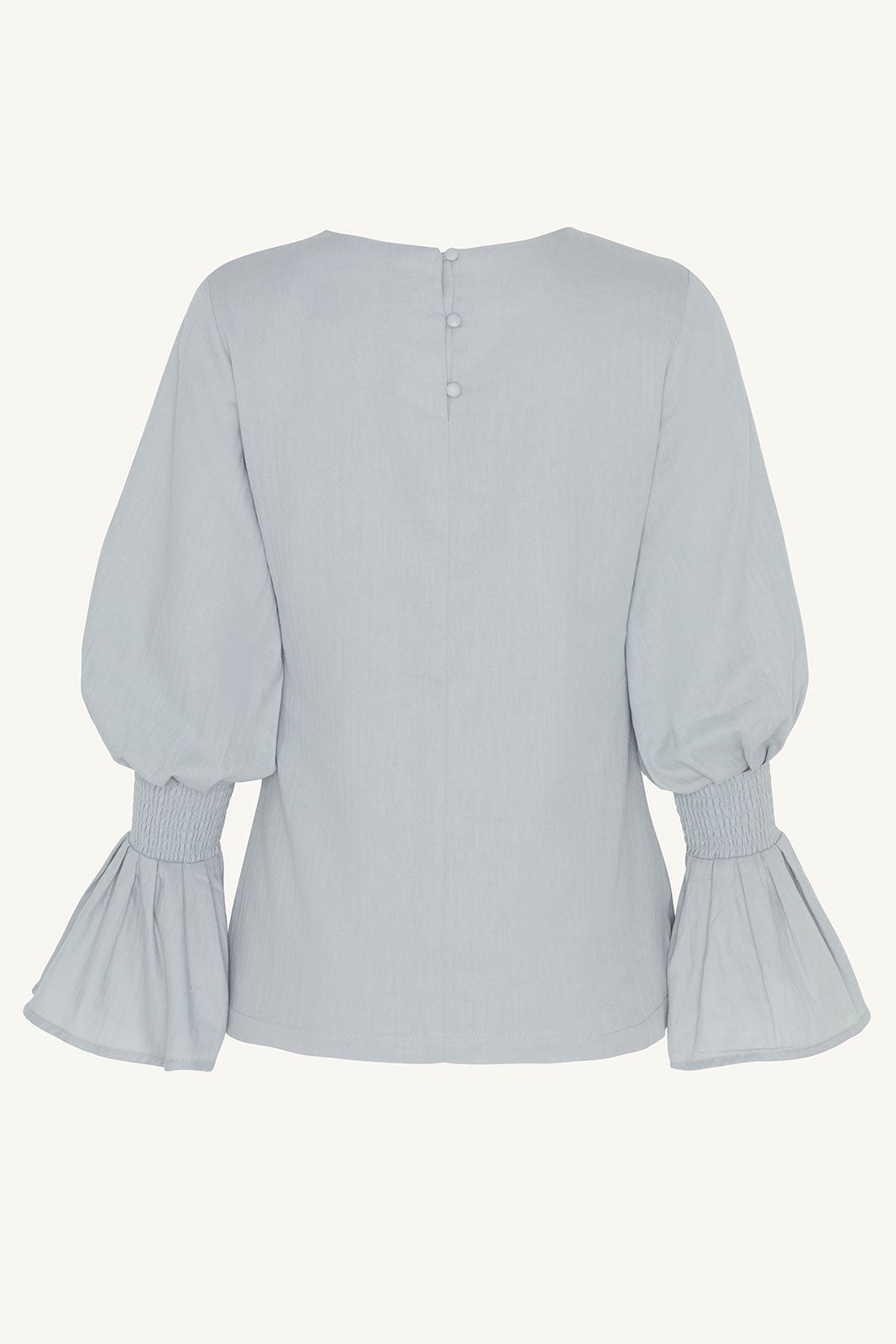 Bea Bell Sleeve Top - Powder Blue Clothing Veiled Collection 