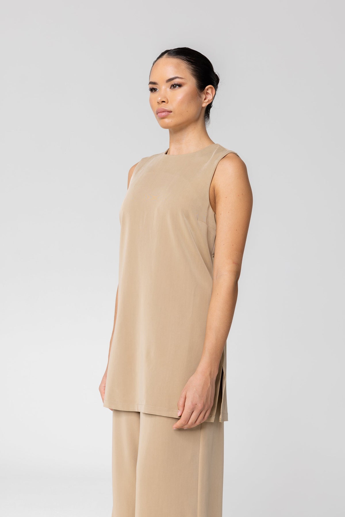 Cecilia Sleeveless Top - Latte epschoolboard 