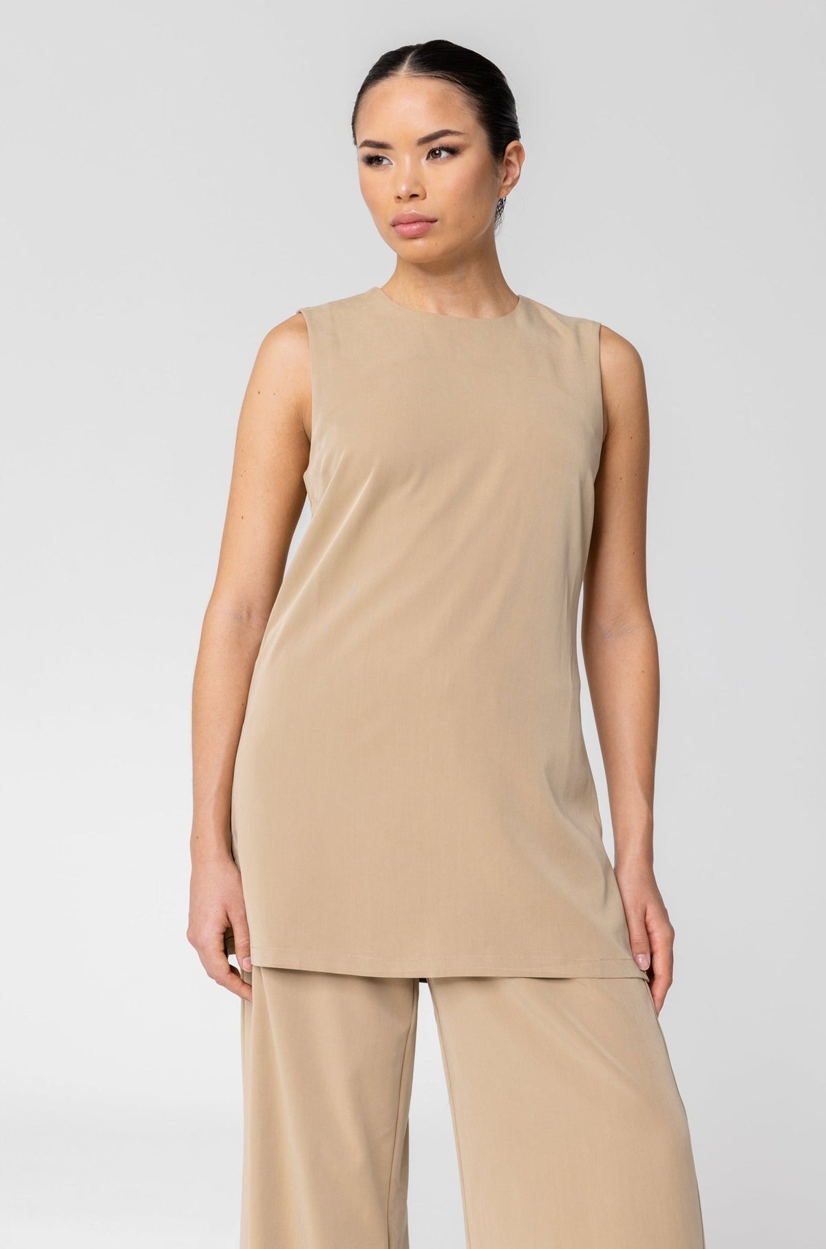 Cecilia Sleeveless Top - Latte saigonodysseyhotel 