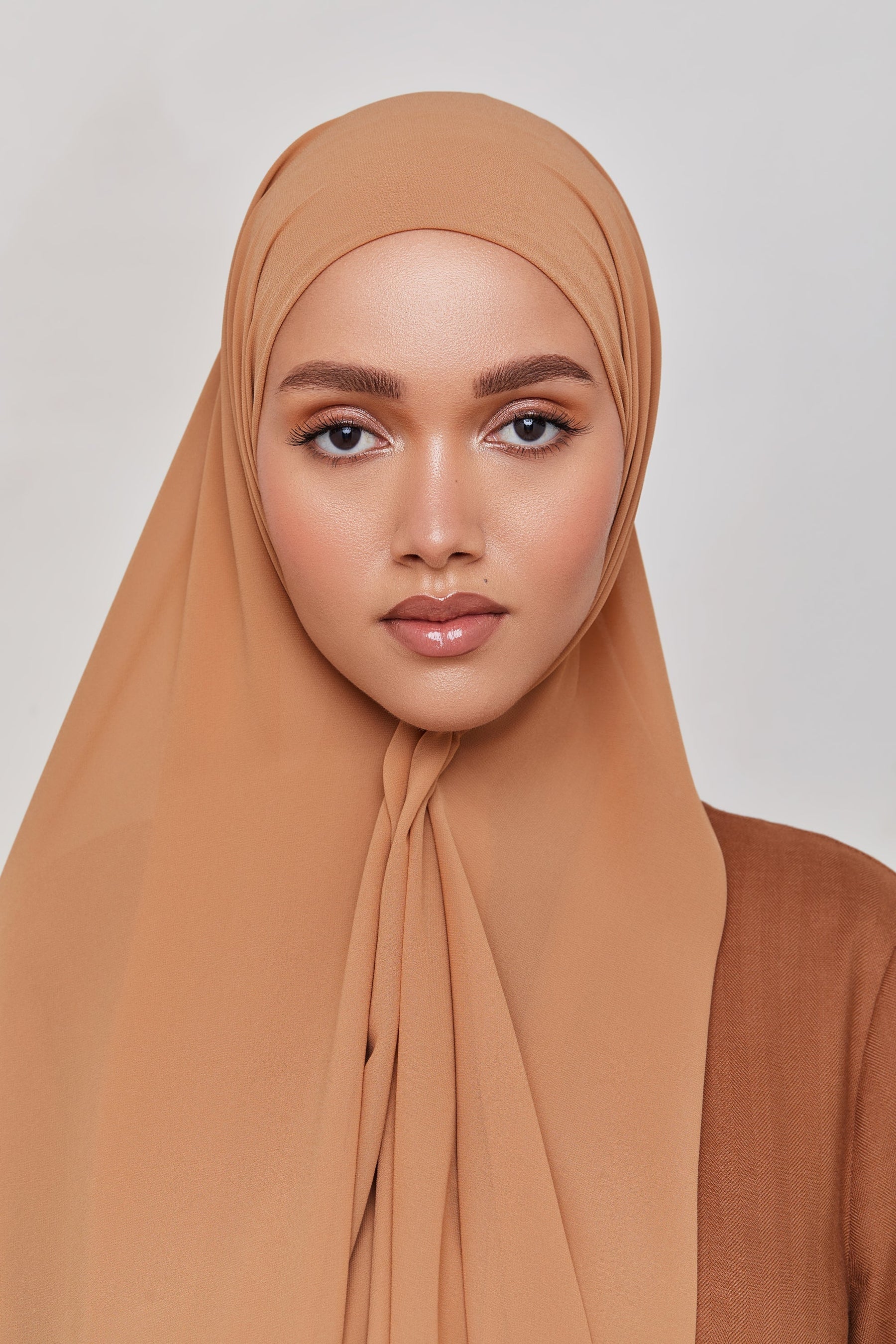 Chiffon LITE Hijab - Brown Sugar Veiled 