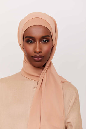 Chiffon LITE Hijab - Cafe Au Lait Accessories Veiled 