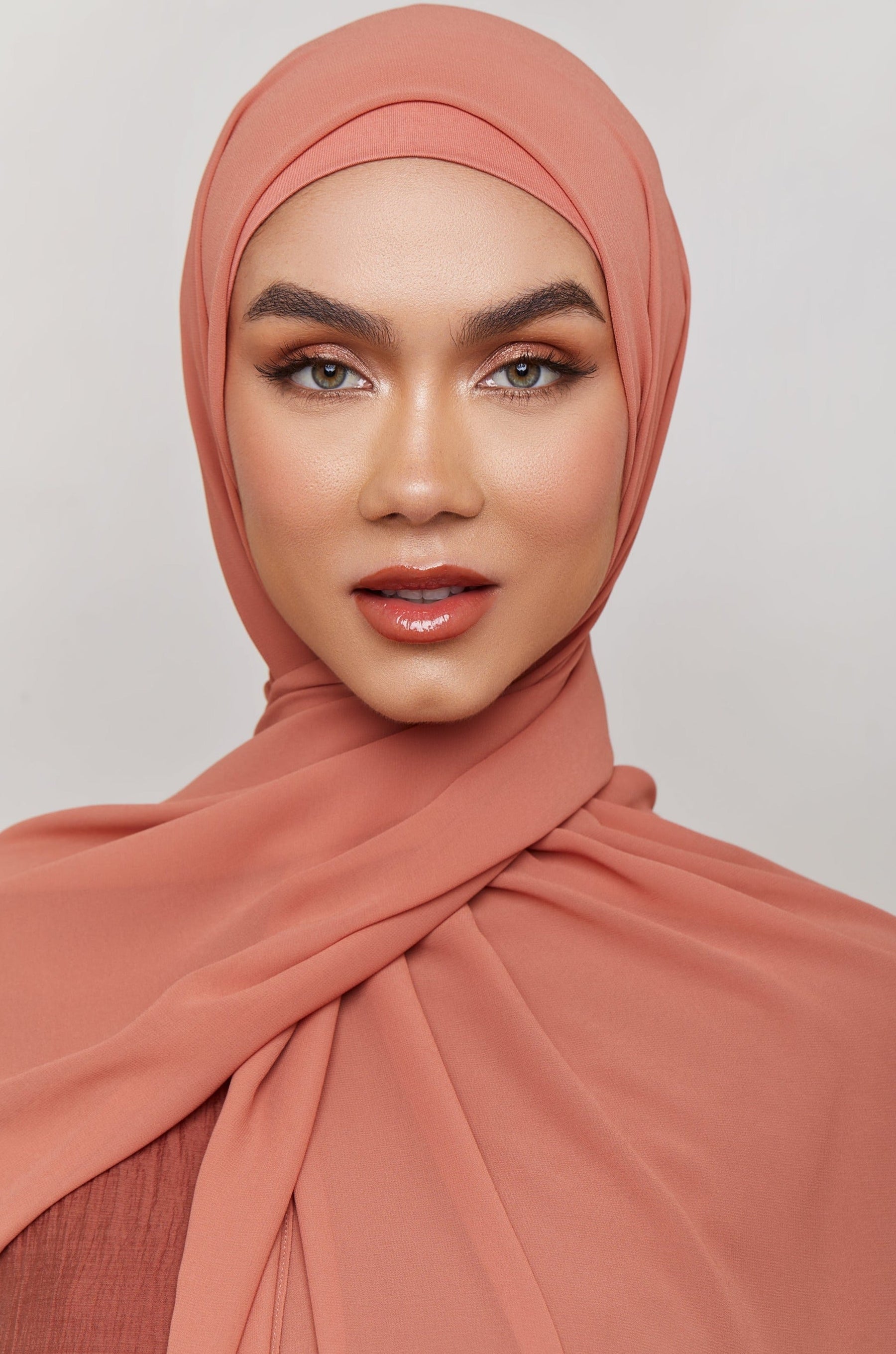 Chiffon LITE Hijab - Cedar Wood Veiled 