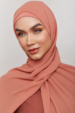 Chiffon LITE Hijab - Cedar Wood Veiled 