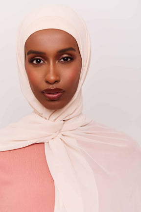 Chiffon LITE Hijab - Crystal Accessories Veiled 