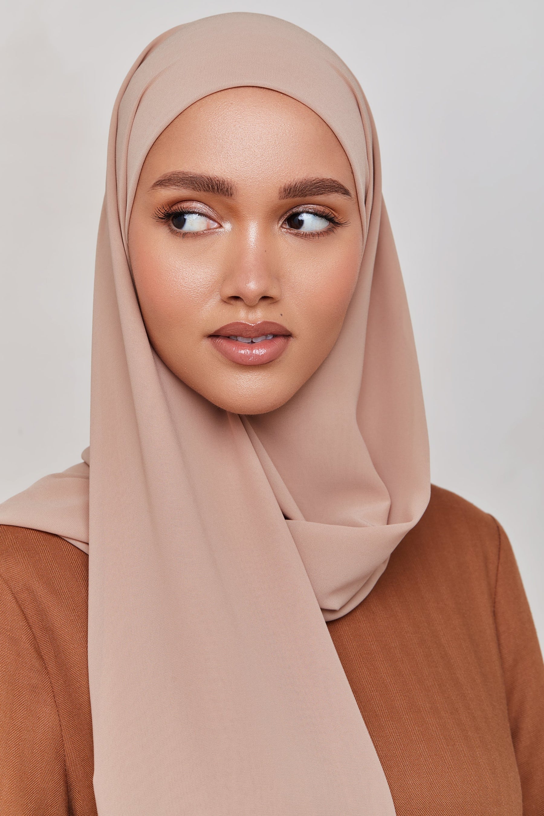 Chiffon LITE Hijab - Light Natural (Natural) Veiled 