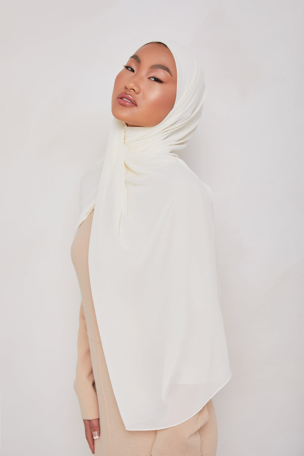 lightweight chiffon hijab