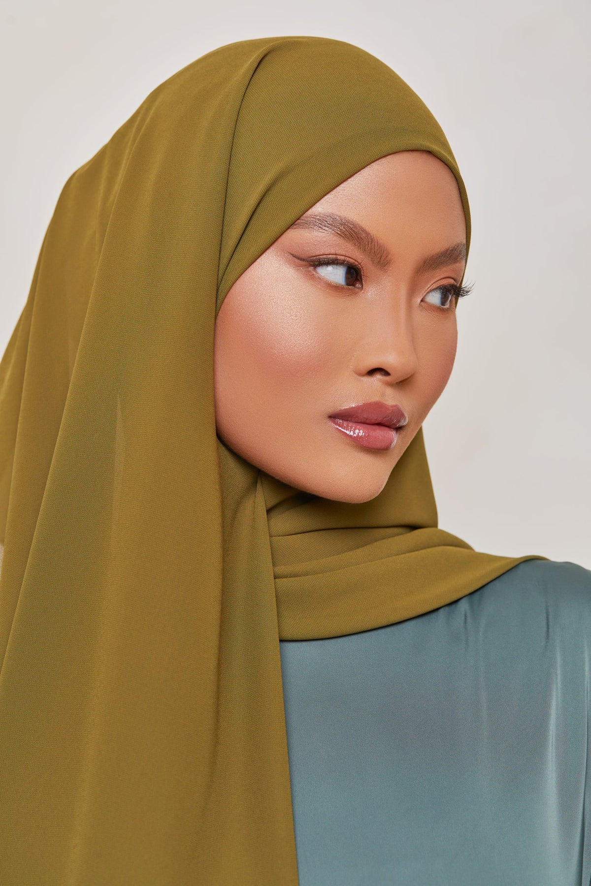 Chiffon LITE Hijab - Moss saigonodysseyhotel 