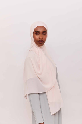 Chiffon LITE Hijab - Parchment Accessories saigonodysseyhotel 