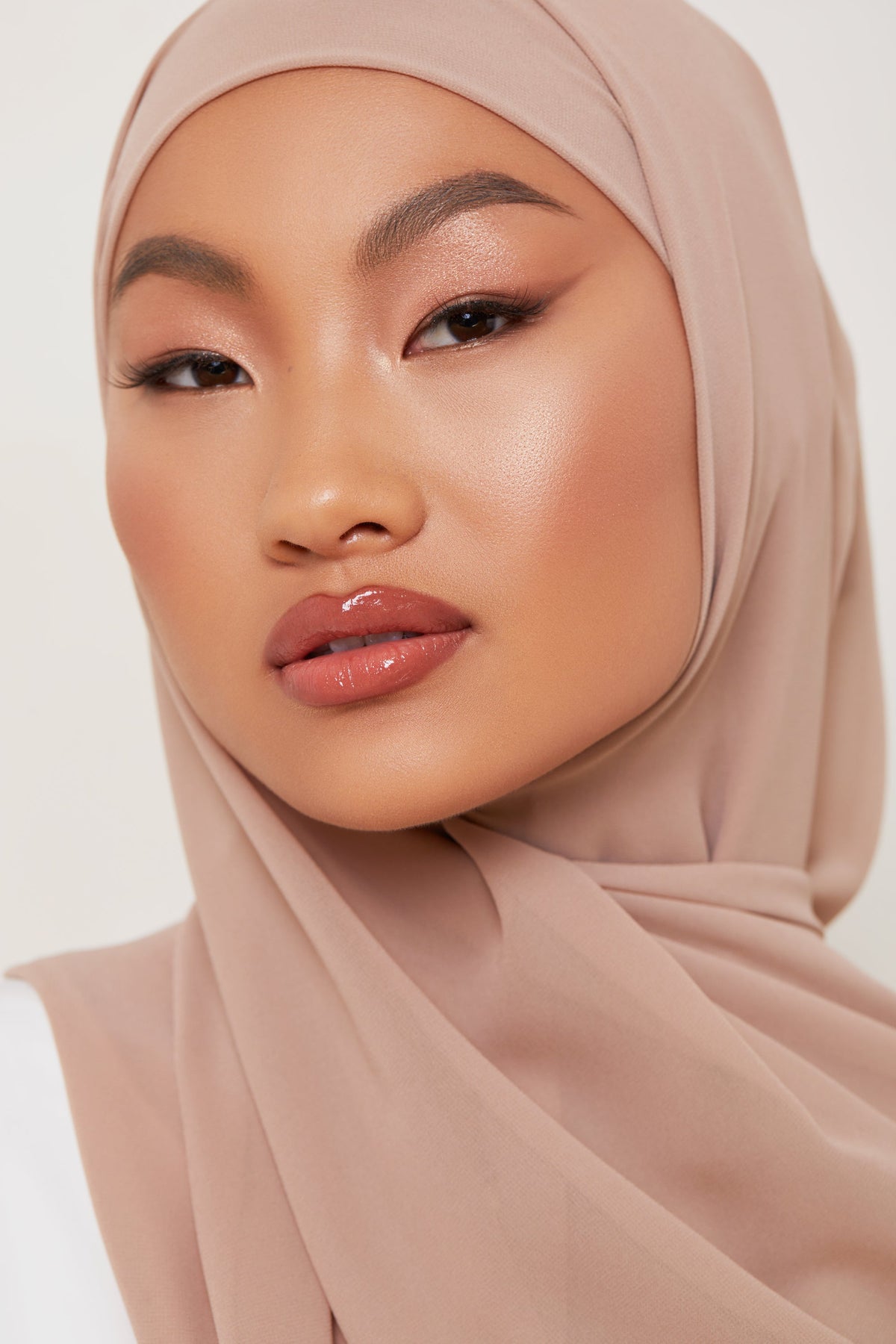 Chiffon LITE Hijab - Sand Flower Veiled Collection 