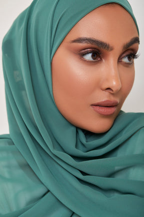 Chiffon LITE Hijab - Sea Foam Veiled Collection 
