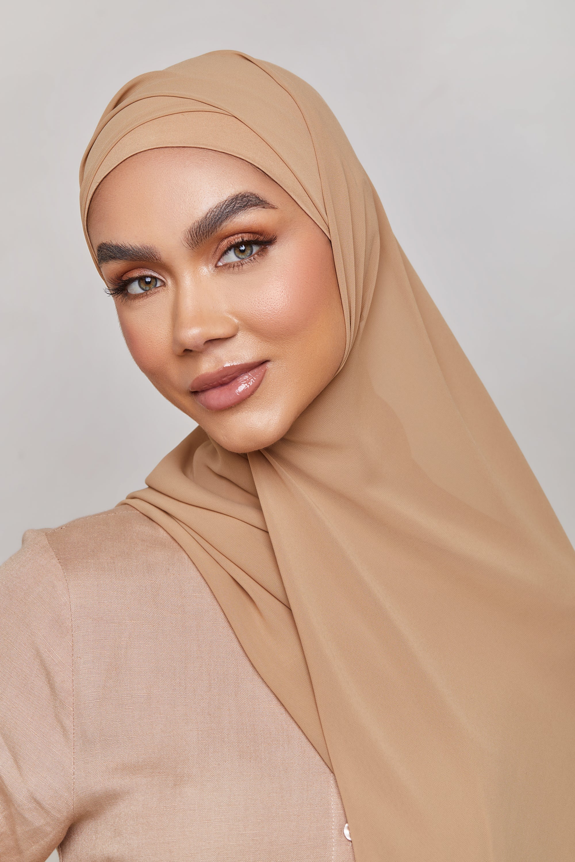 Chiffon LITE Hijab - Tannin saigonodysseyhotel 