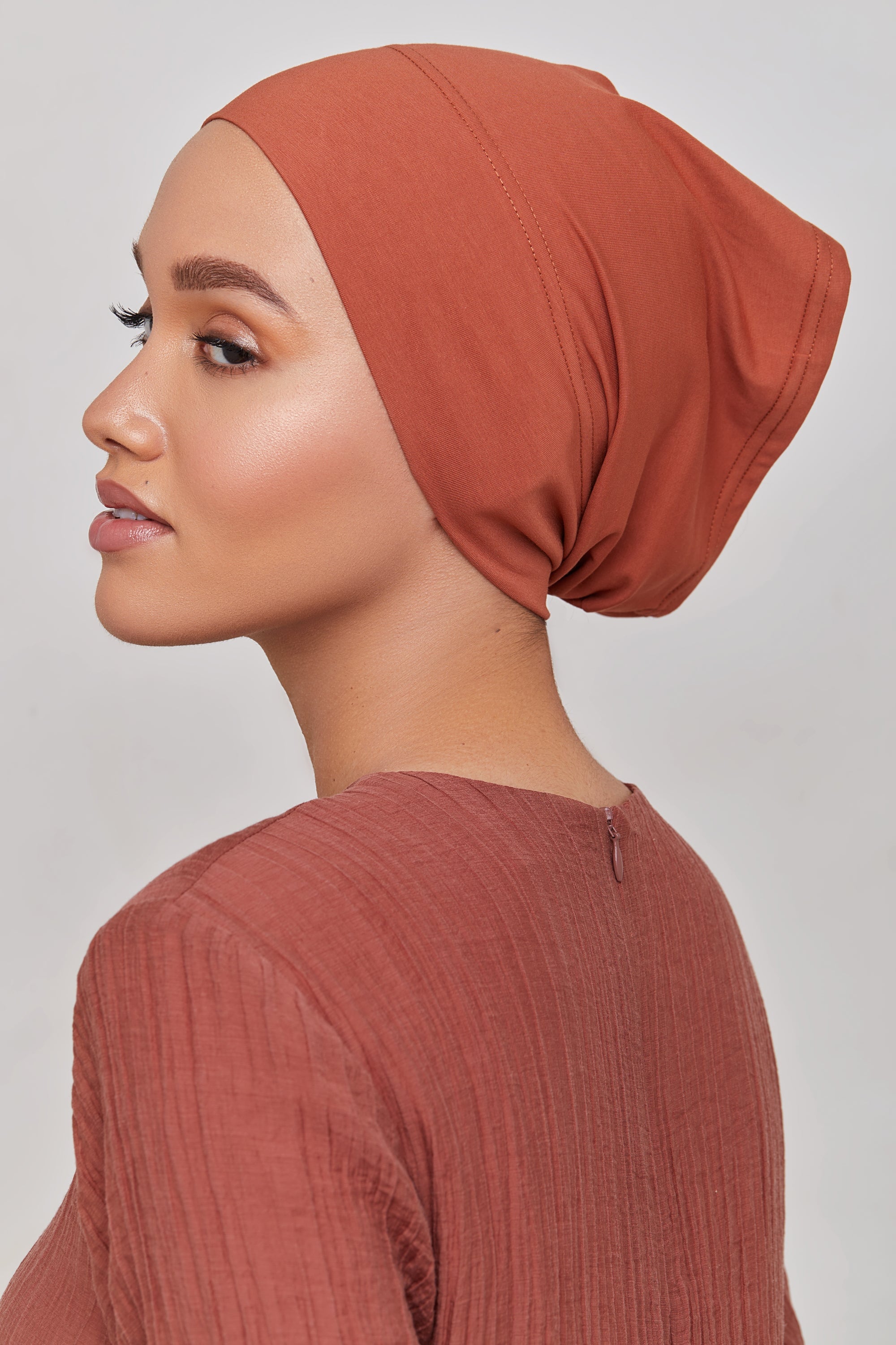 Cotton Undercap - Baked Clay Veiled Collection 