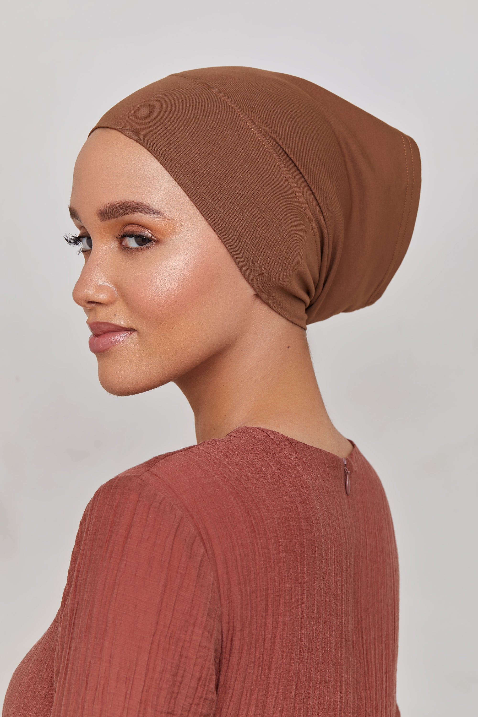 Cotton Undercap - Bison Brown Veiled Collection 