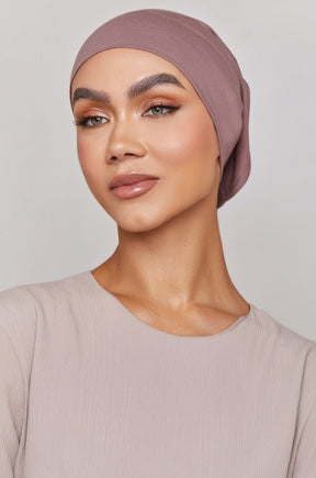 Cotton Undercap - Deep Taupe Veiled Collection 