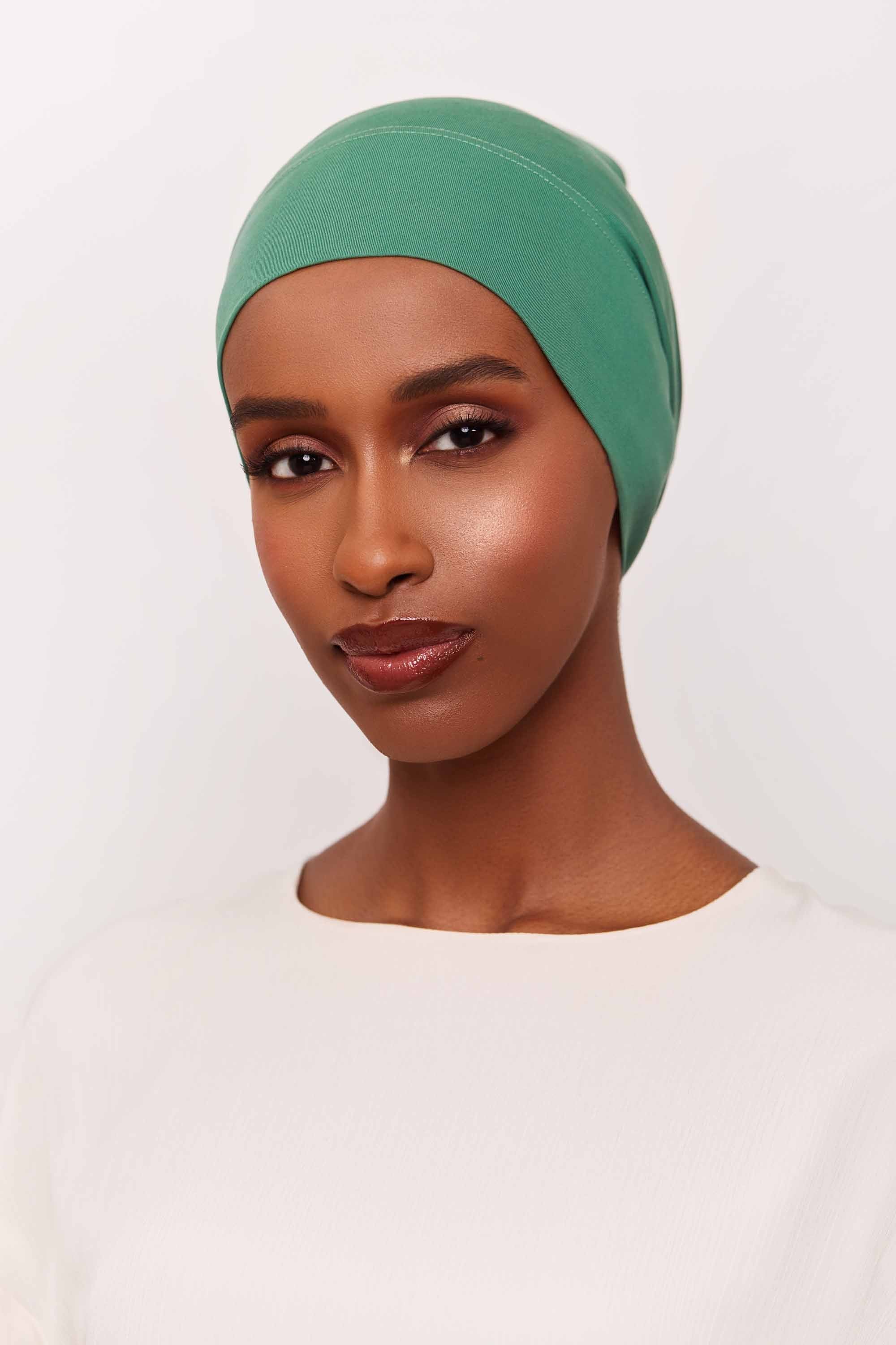 Cotton Undercap - Foliage Green Extra Small Accessories Veiled Collection 