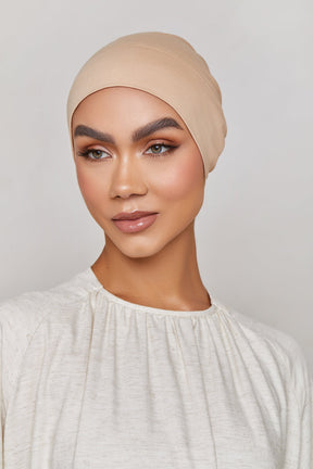 Cotton Undercap - Light Taupe Veiled Collection 