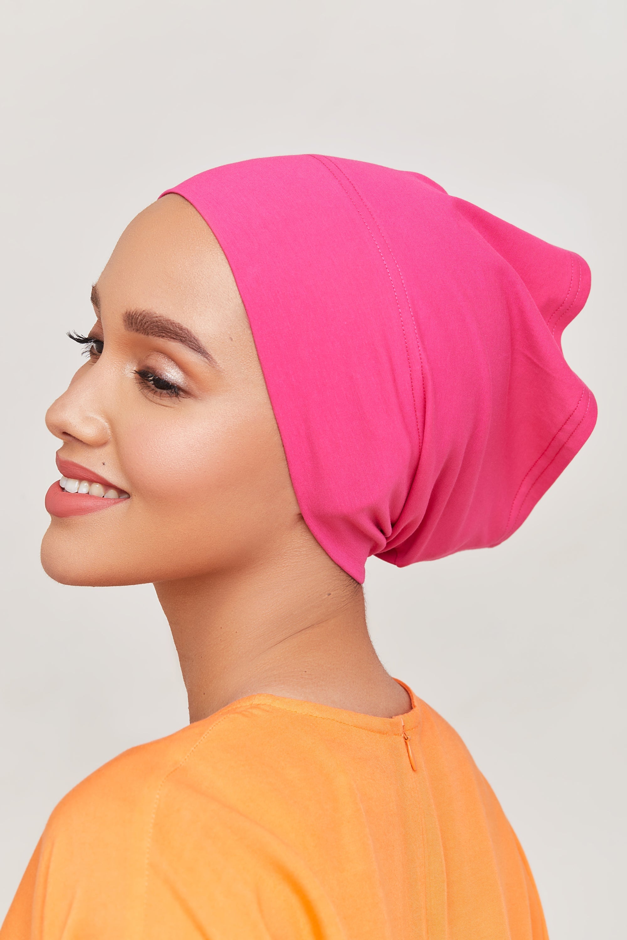 Cotton Undercap - Pink Yarrow Veiled Collection 