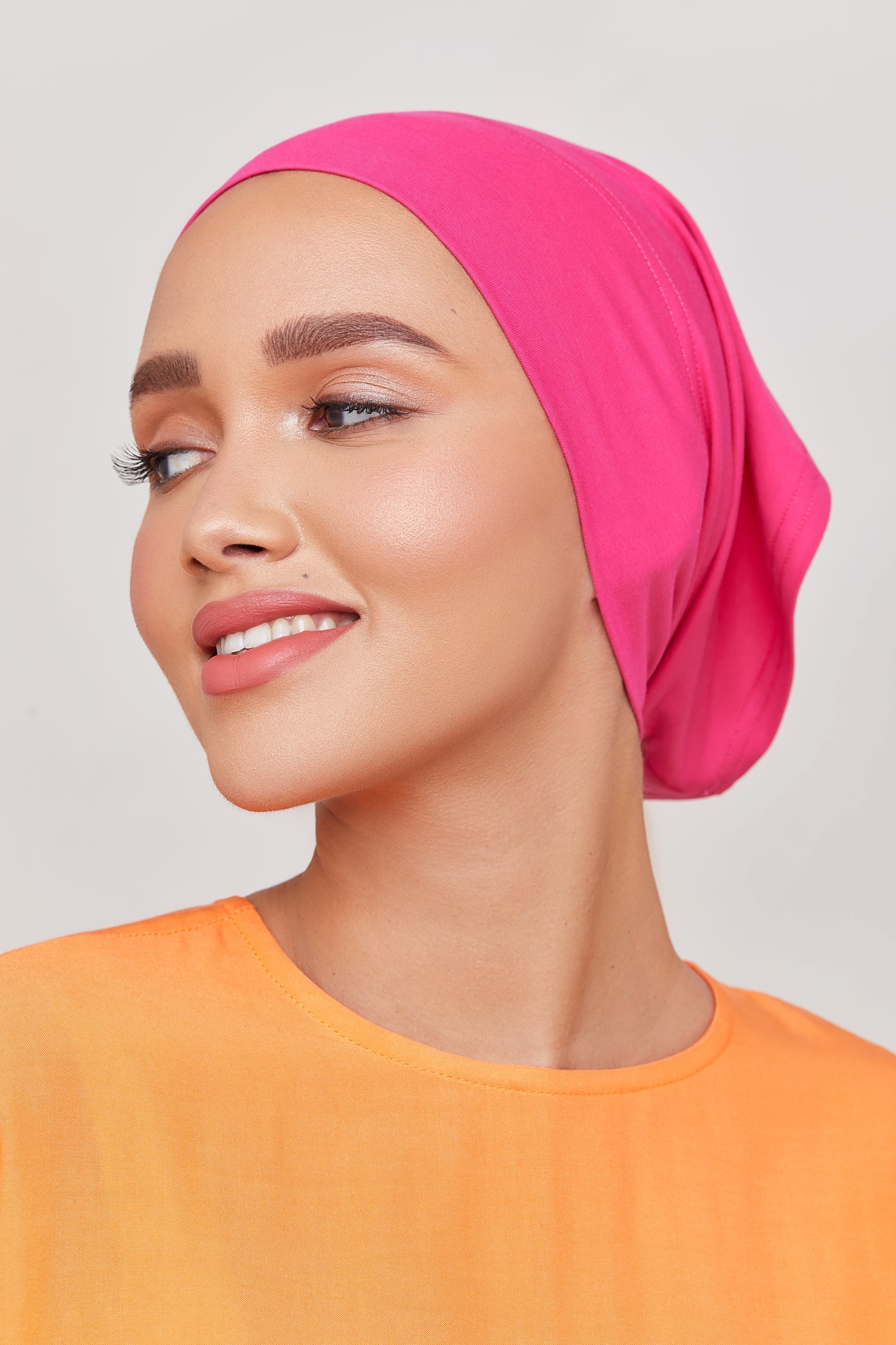 Cotton Undercap - Pink Yarrow Veiled Collection 