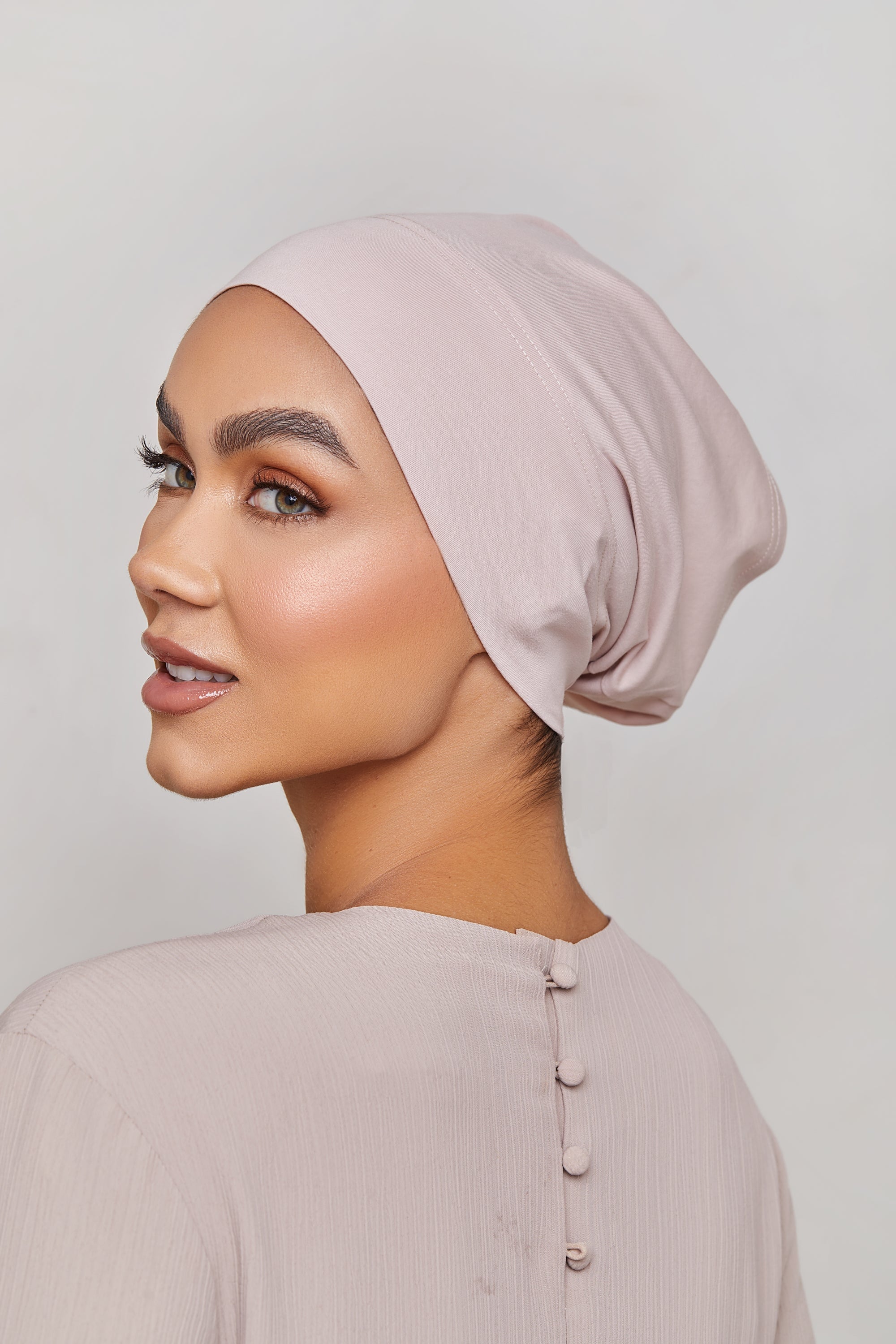 Cotton Undercap - Sepia Rose Veiled Collection 