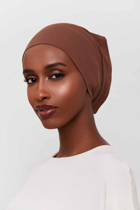 Cotton Undercap - Soft Brown Extra Small Accessories Veiled Collection 