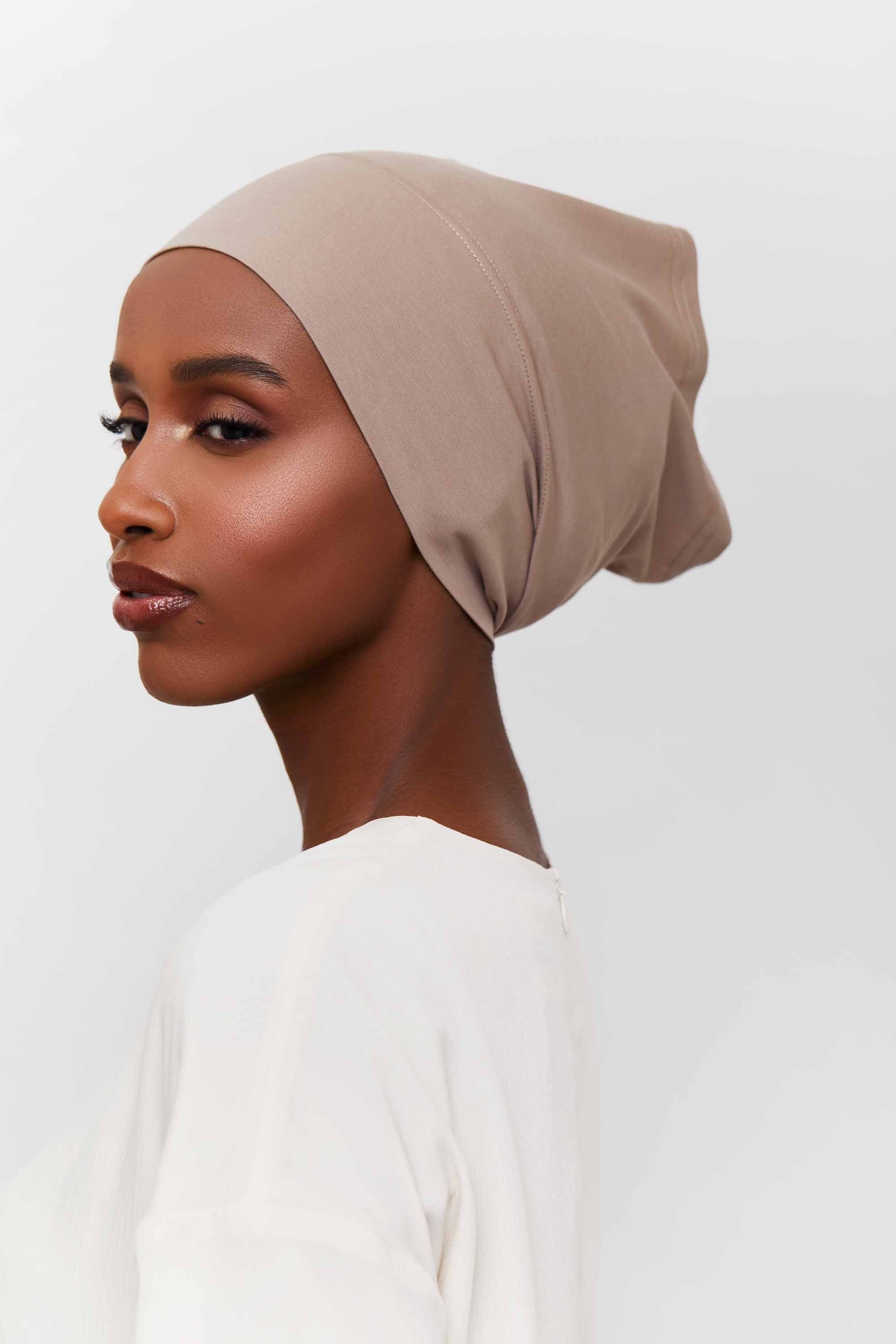 Cotton Undercap - Taupe Extra Small Accessories Veiled Collection 