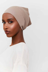 Cotton Undercap - Taupe Extra Small Accessories Veiled Collection 