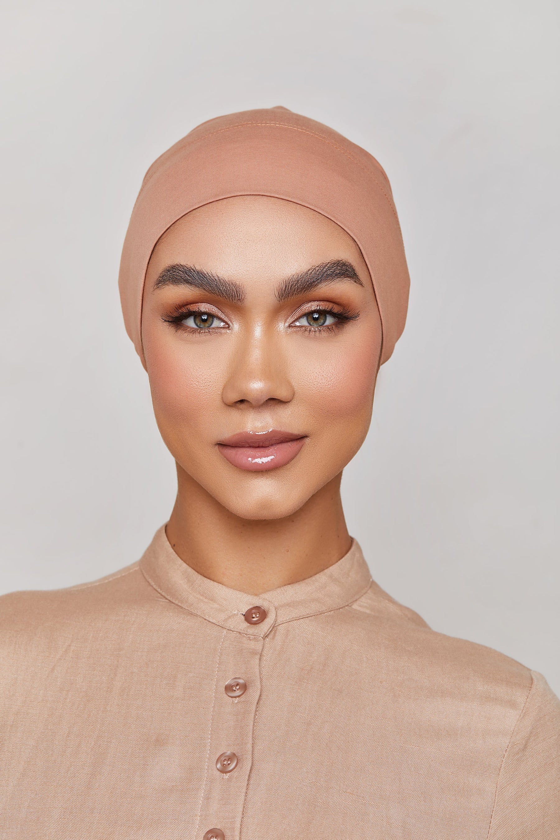 Cotton Undercap - Tawny Brown Veiled Collection 