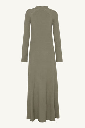 Dalal Knit Ribbed Maxi Dress - Sage Clothing Veiled 