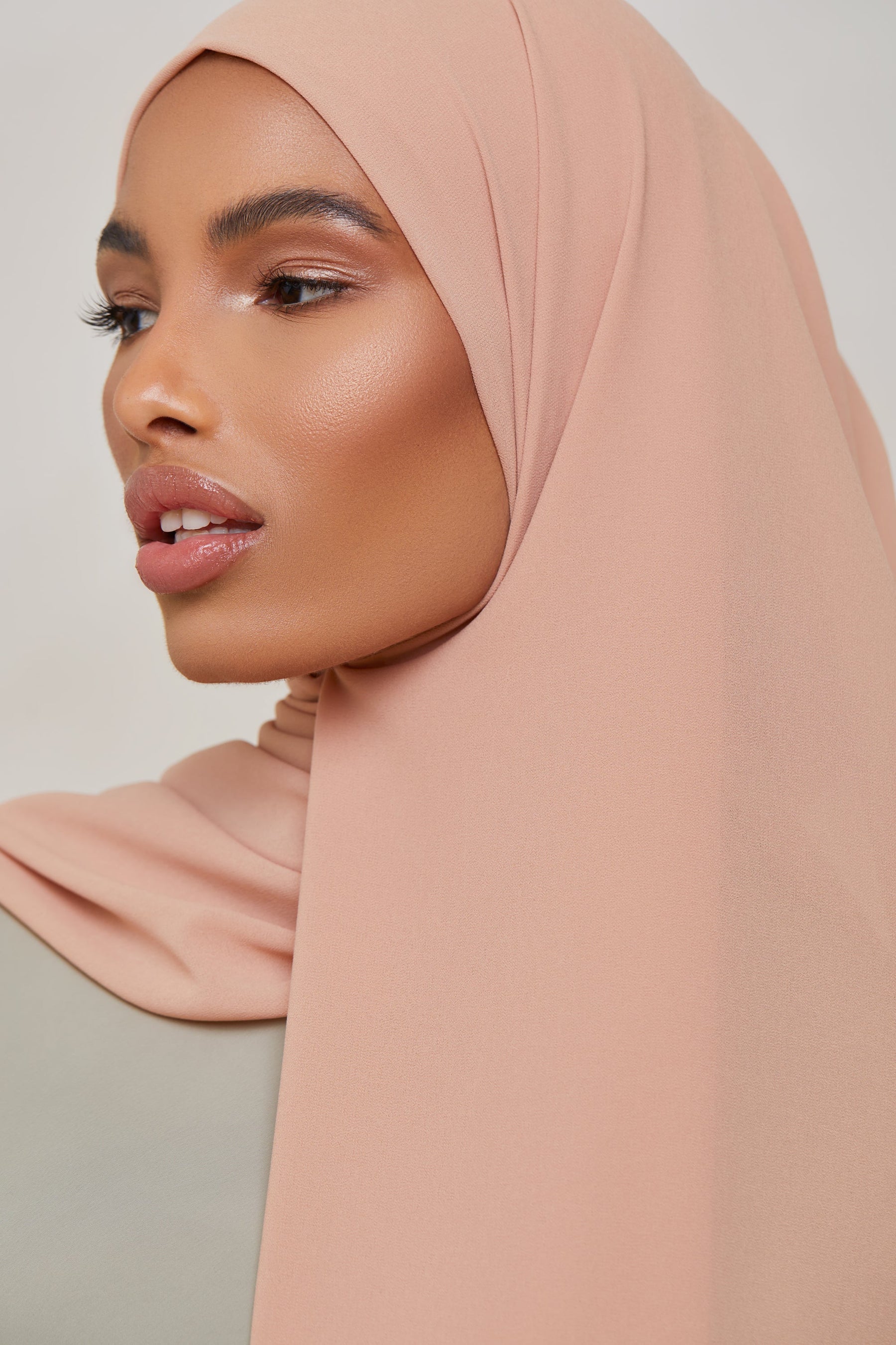 Essential Chiffon Hijab - Almond Scarves & Shawls Veiled Collection 
